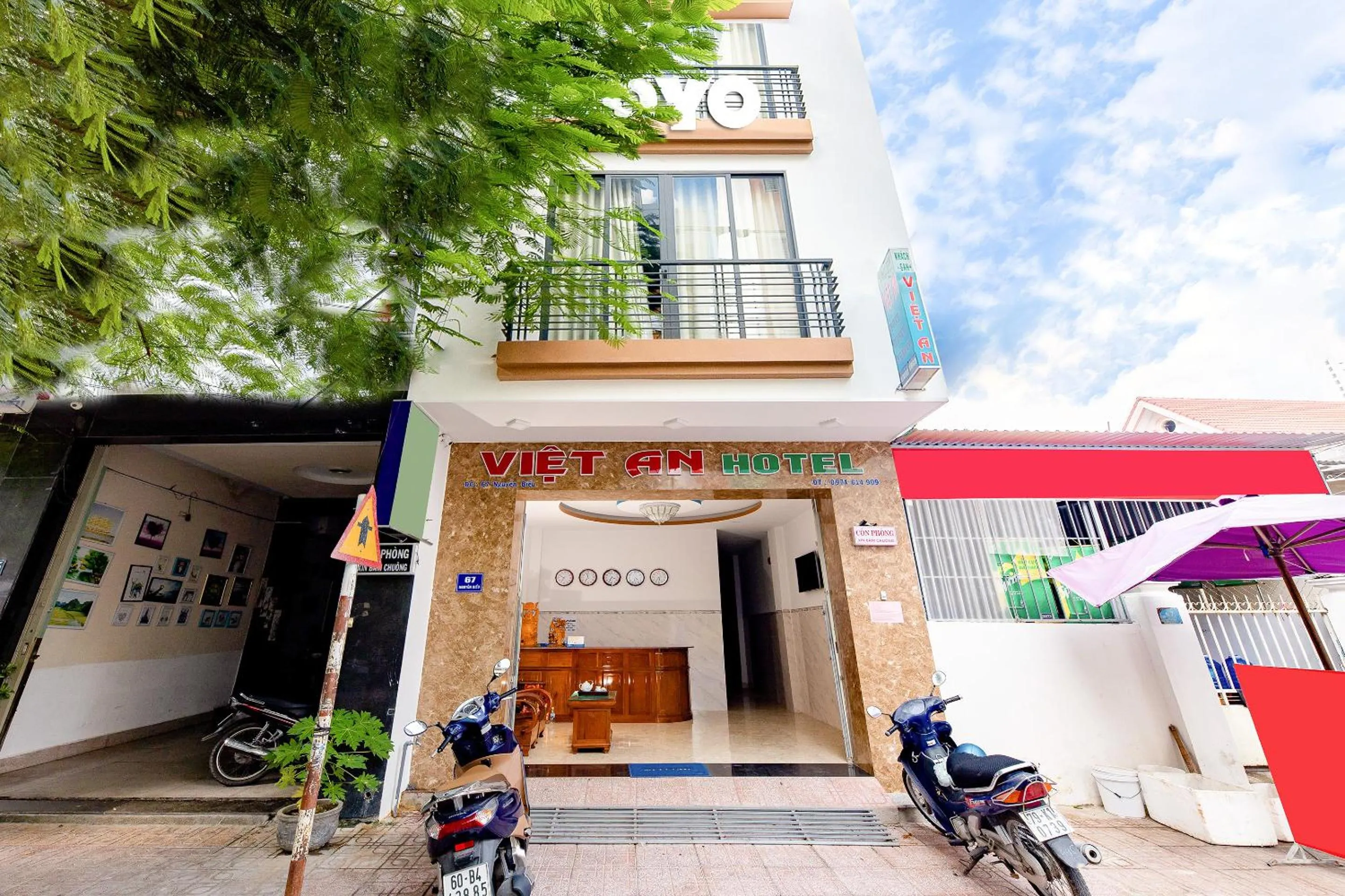 Facade/entrance in Q3 Viet An Hotel Nha Trang