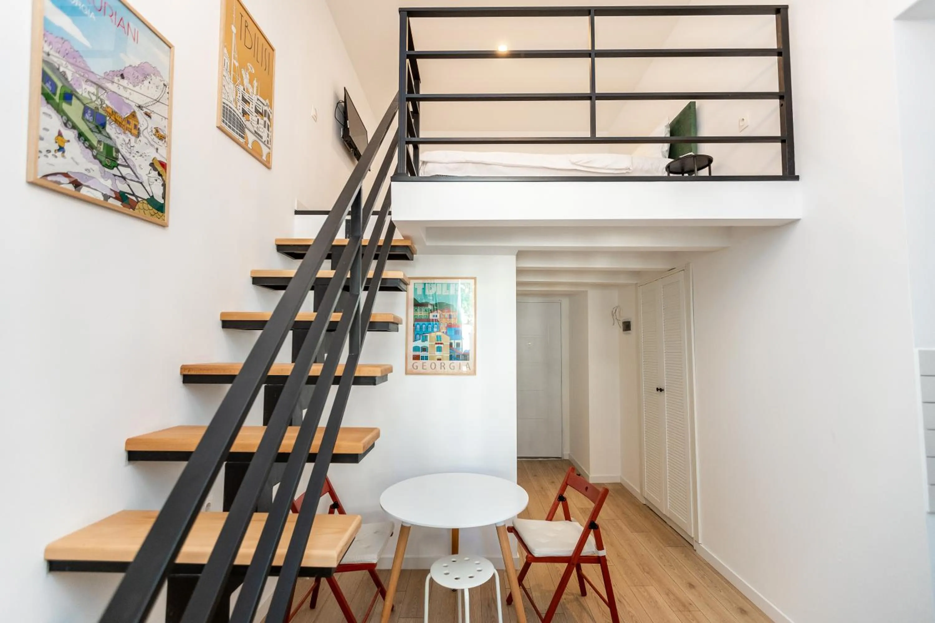 Living room in Shota Rustaveli Aparthotel