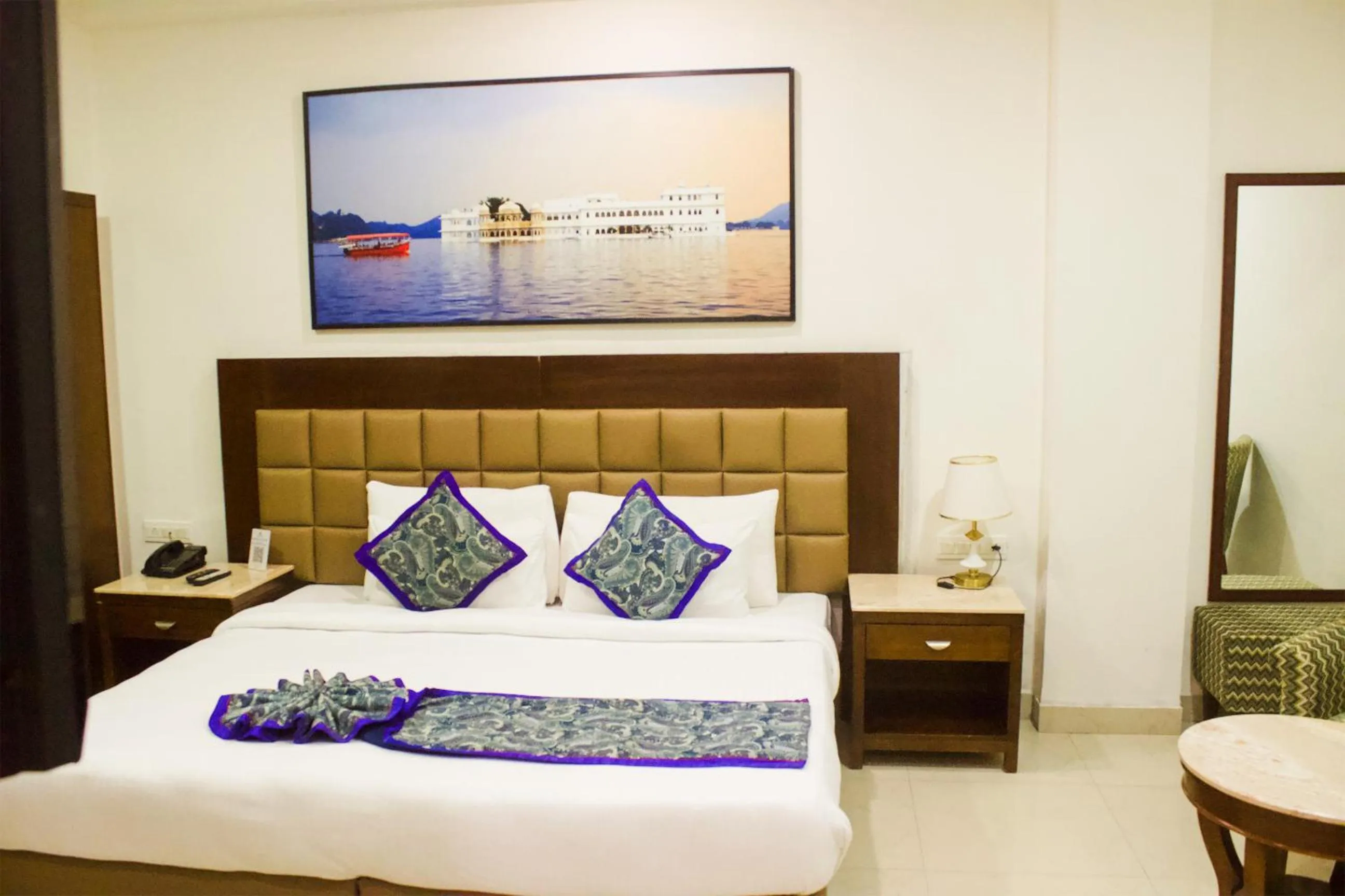 Bed in Mystical Valley View Resort and Spa, Udaipur