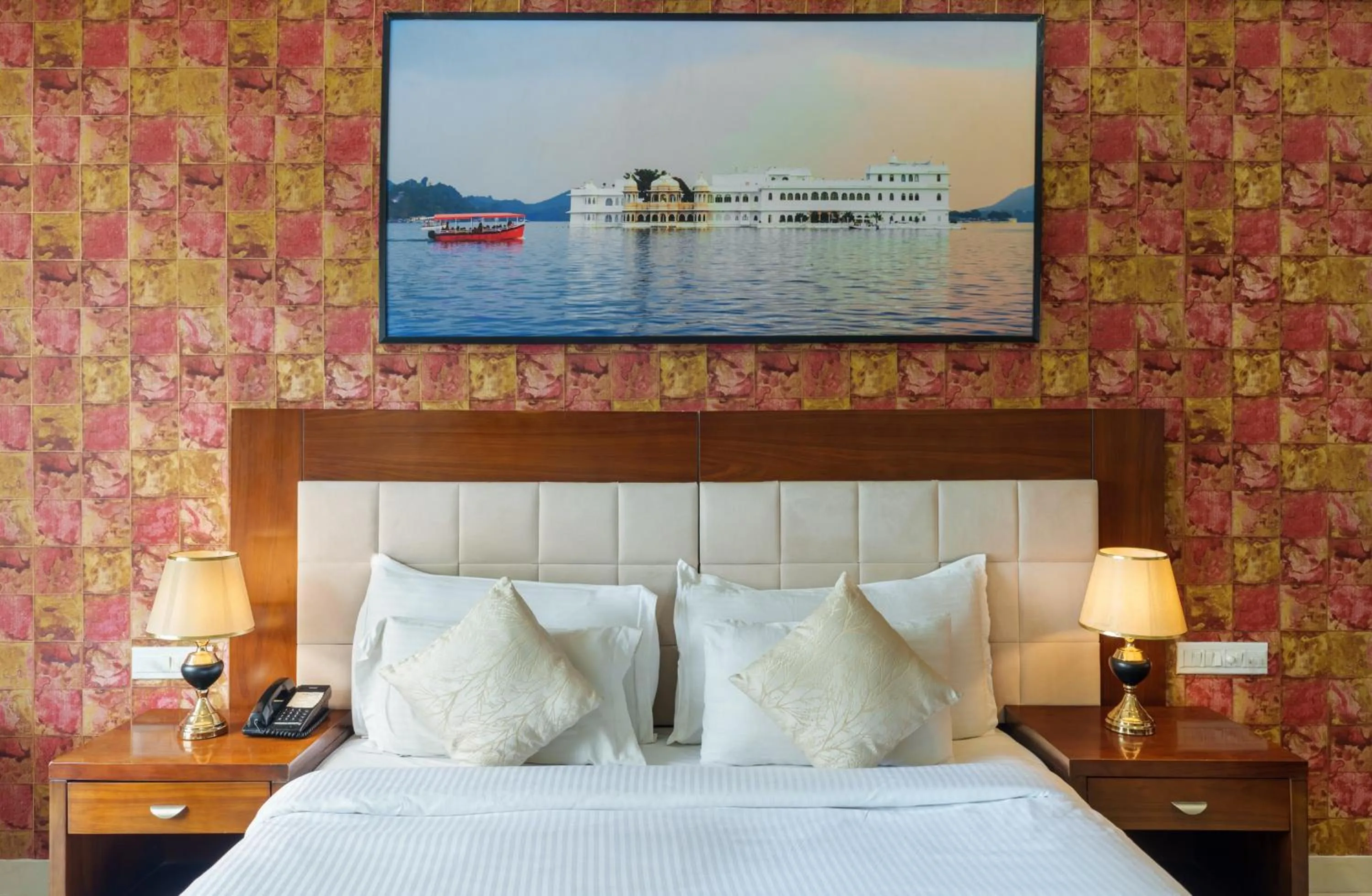 Bedroom, Bed in Mystical Valley View Resort and Spa, Udaipur