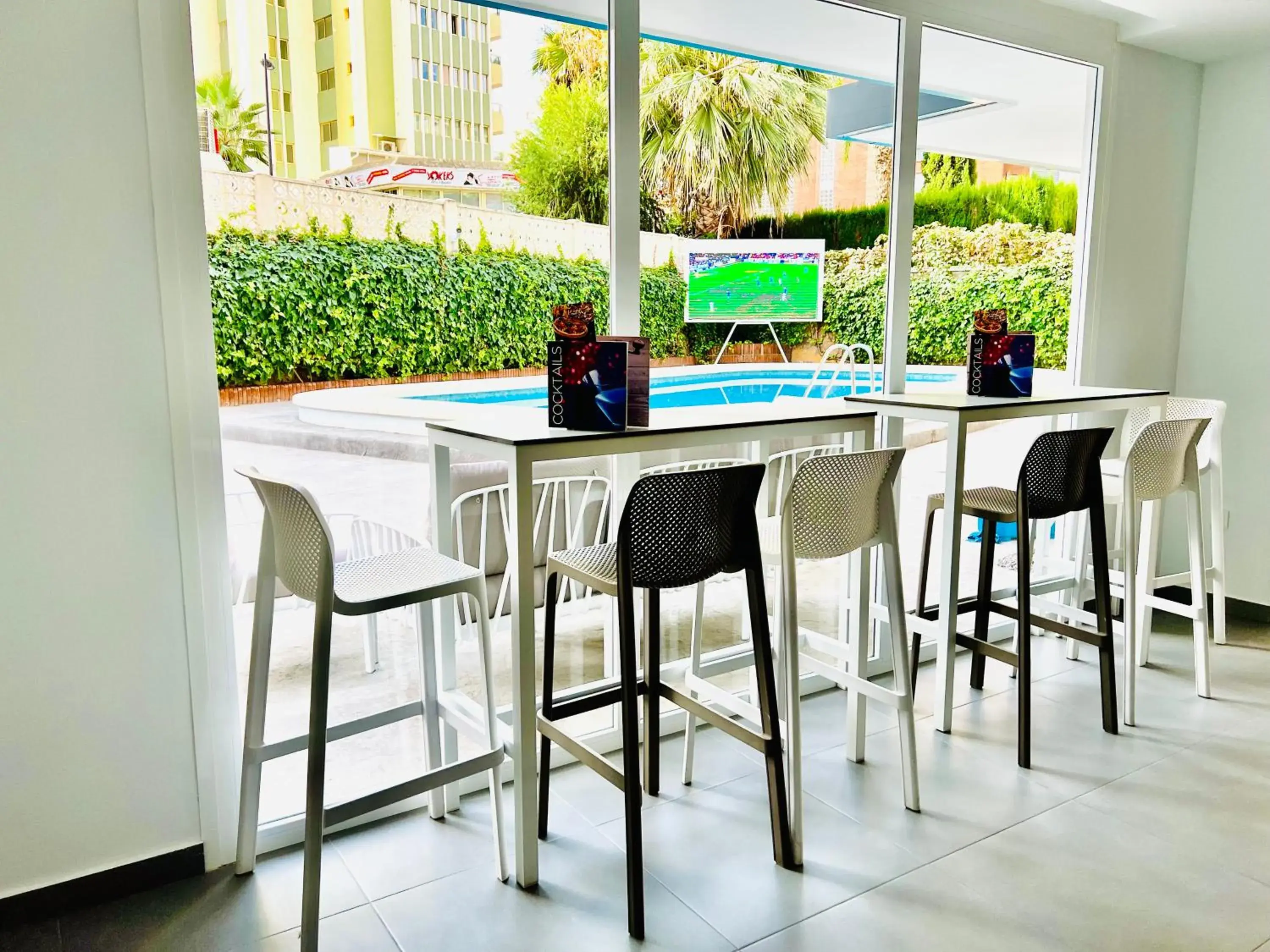 Pool view in Trebol One Apartments By Mc Pool view in Trebol One Apartments By Mc