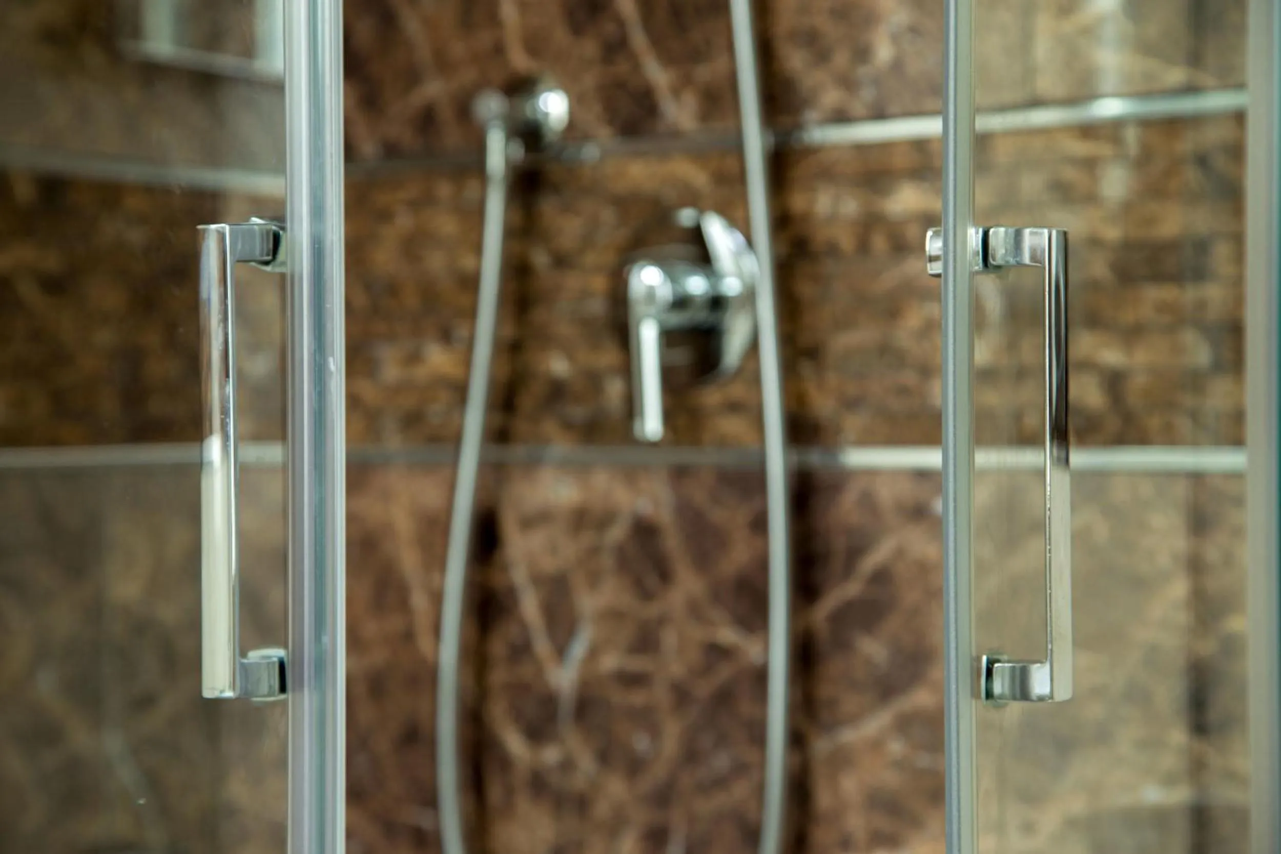 Shower in Hearth Hotel