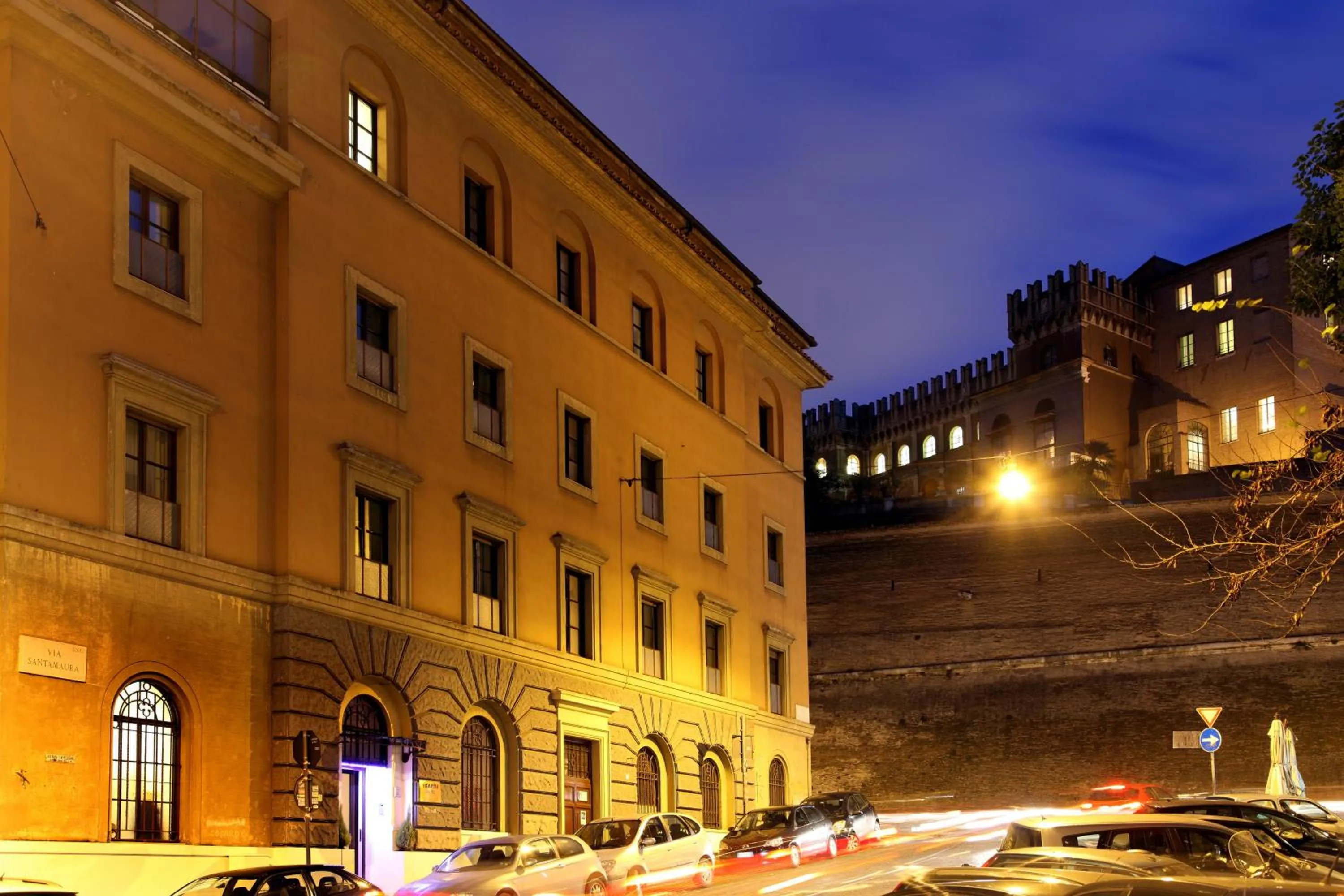 Property building in Hearth Hotel