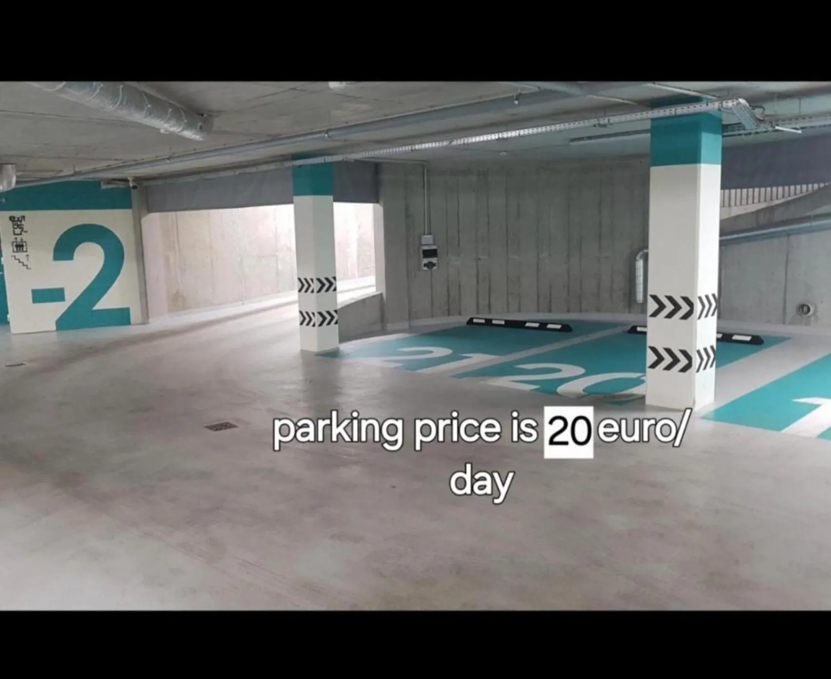 HaPPy Inn GOLD Studio, self check-in, Parking in the underground garage