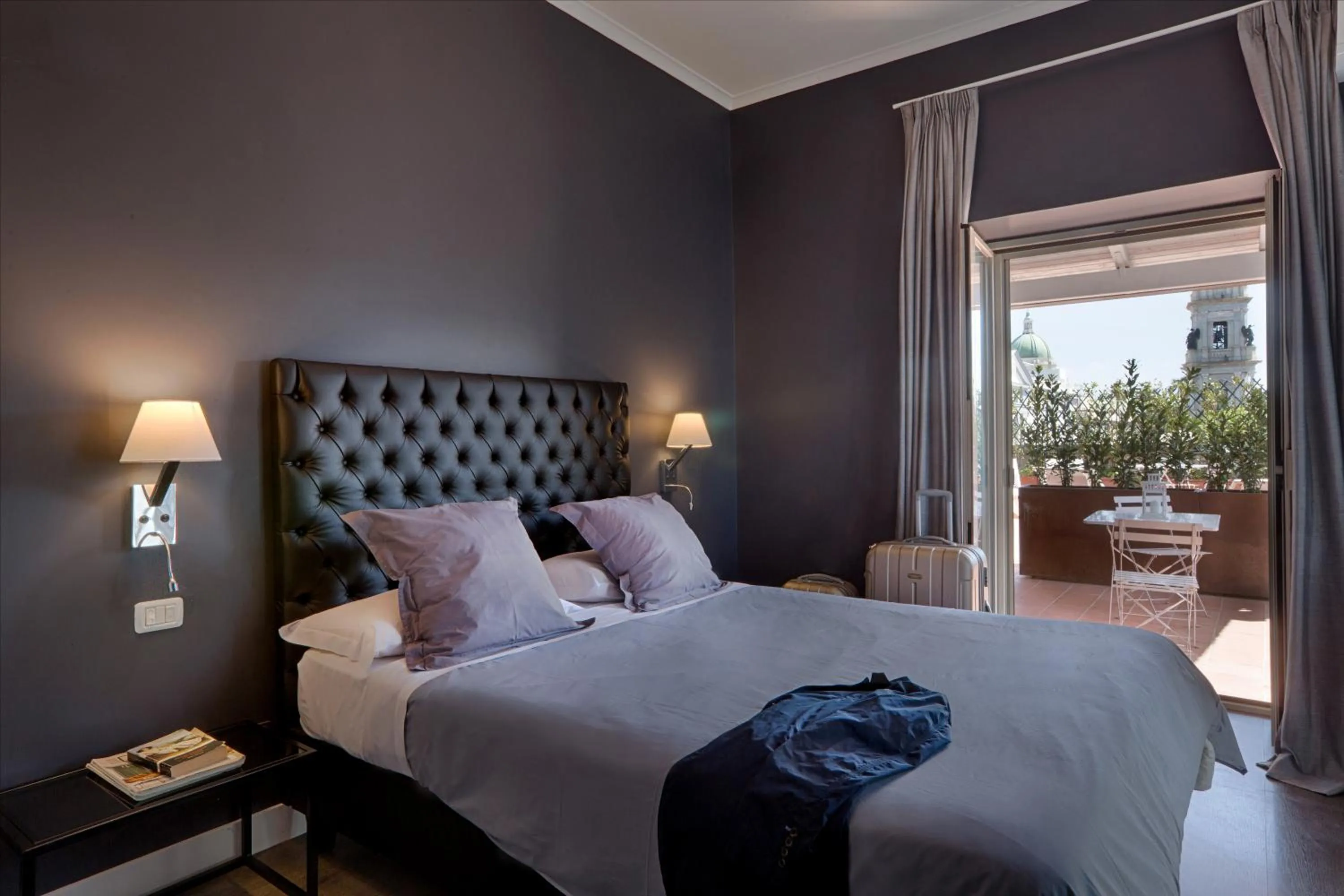 Bed in Casa Pacifico Pompei