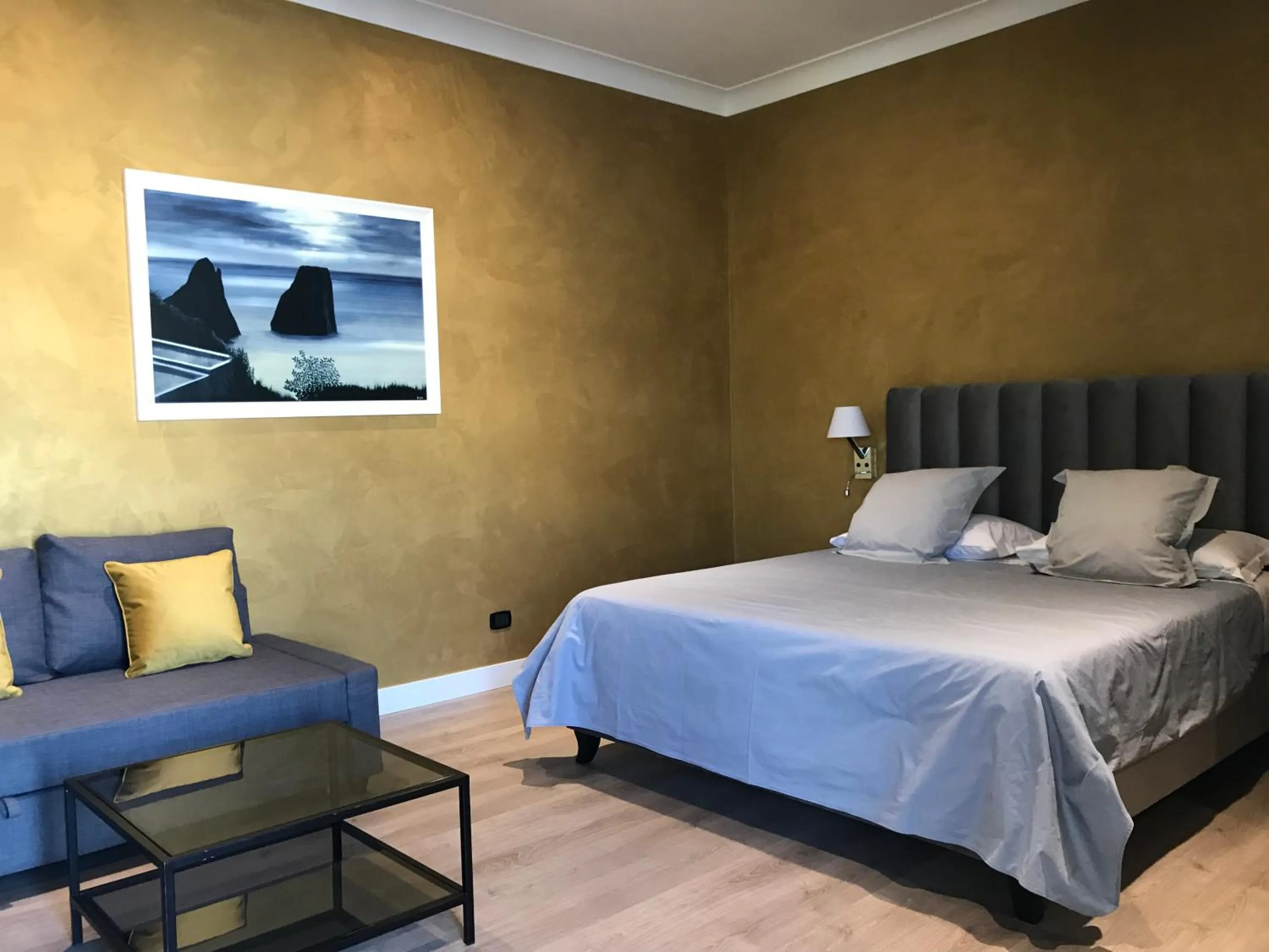 Bed in Casa Pacifico Pompei