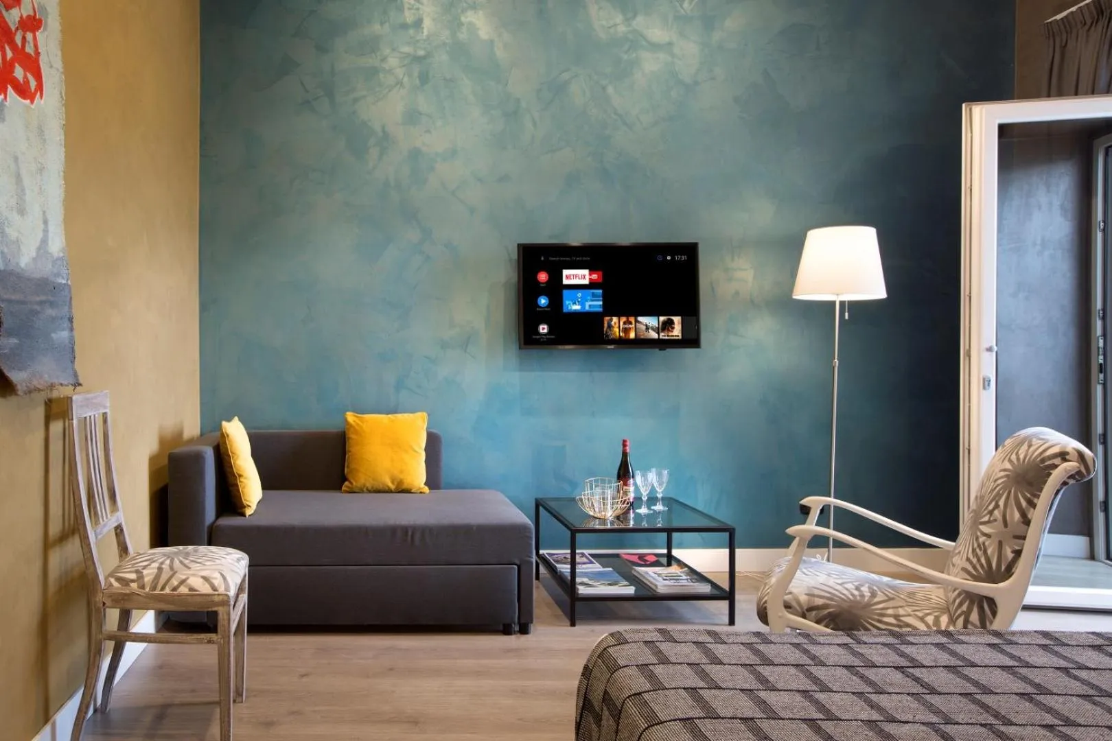 Seating area in Casa Pacifico Pompei