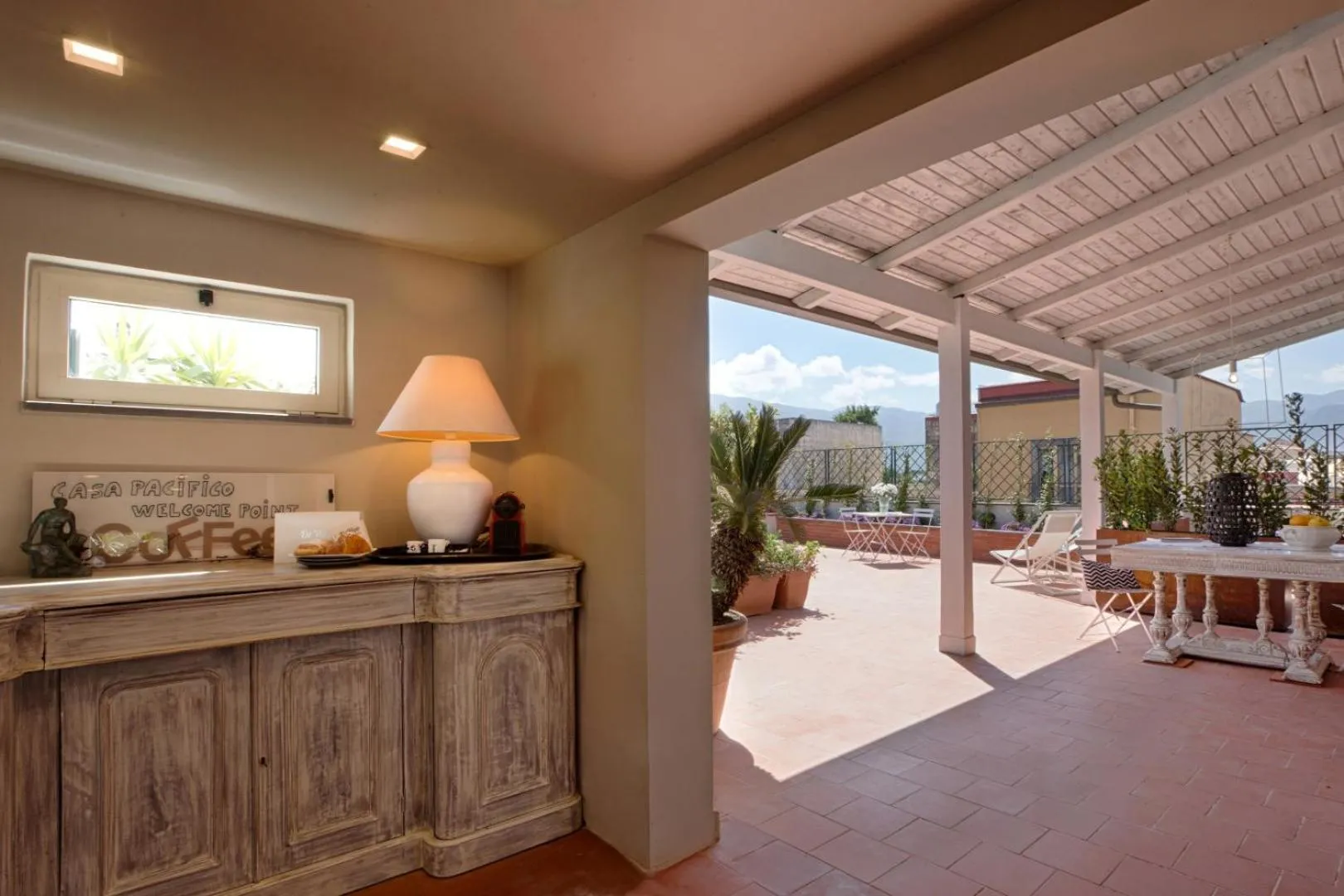 Patio in Casa Pacifico Pompei