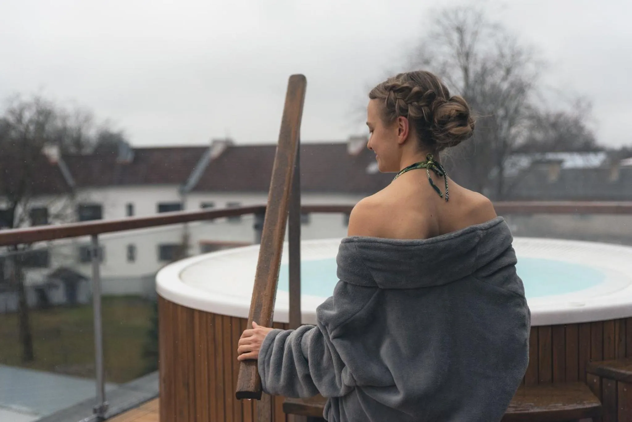 Hot Tub in Johan Design & SPA Hotel