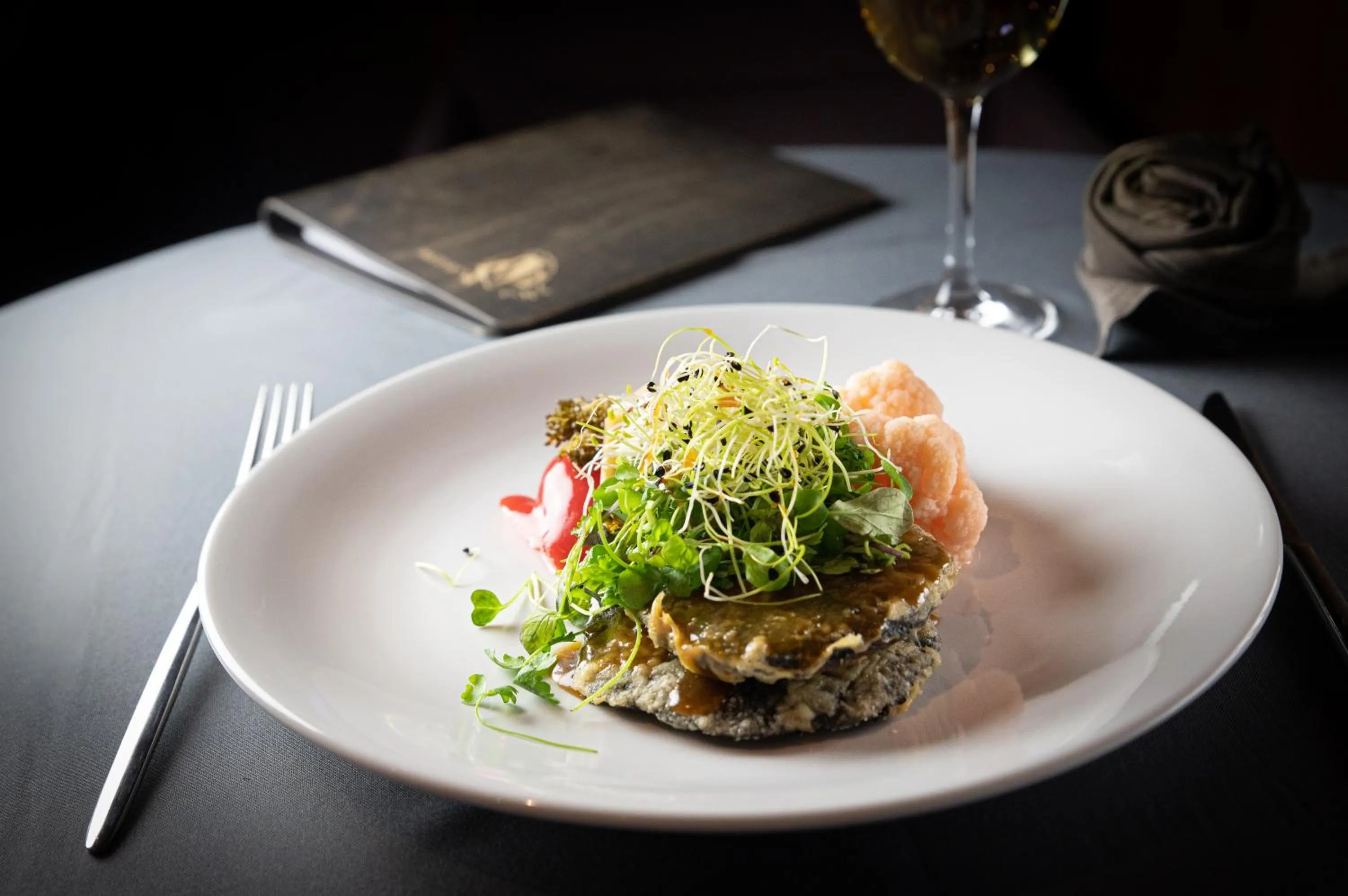 Food close-up in Johan Design & SPA Hotel