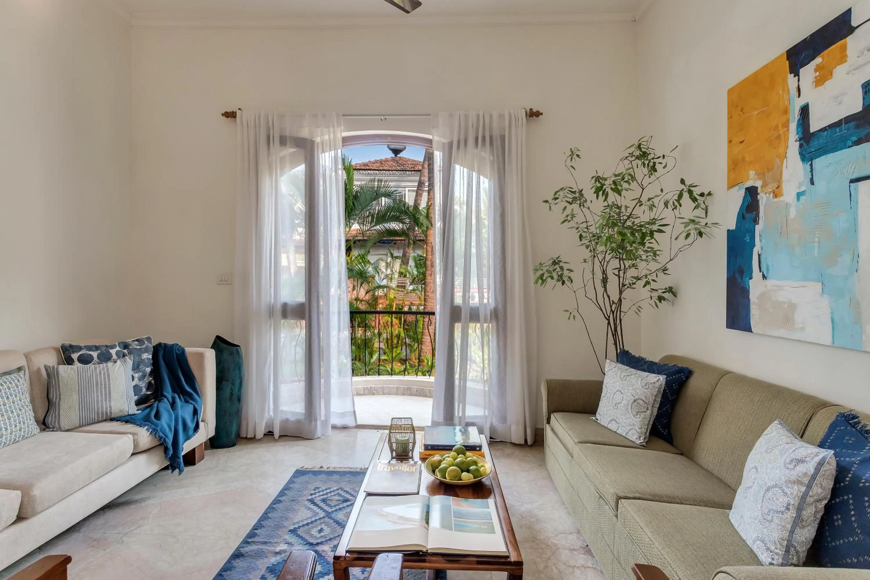 Living room in Aguada Anchorage - The Villa Resort, Candolim