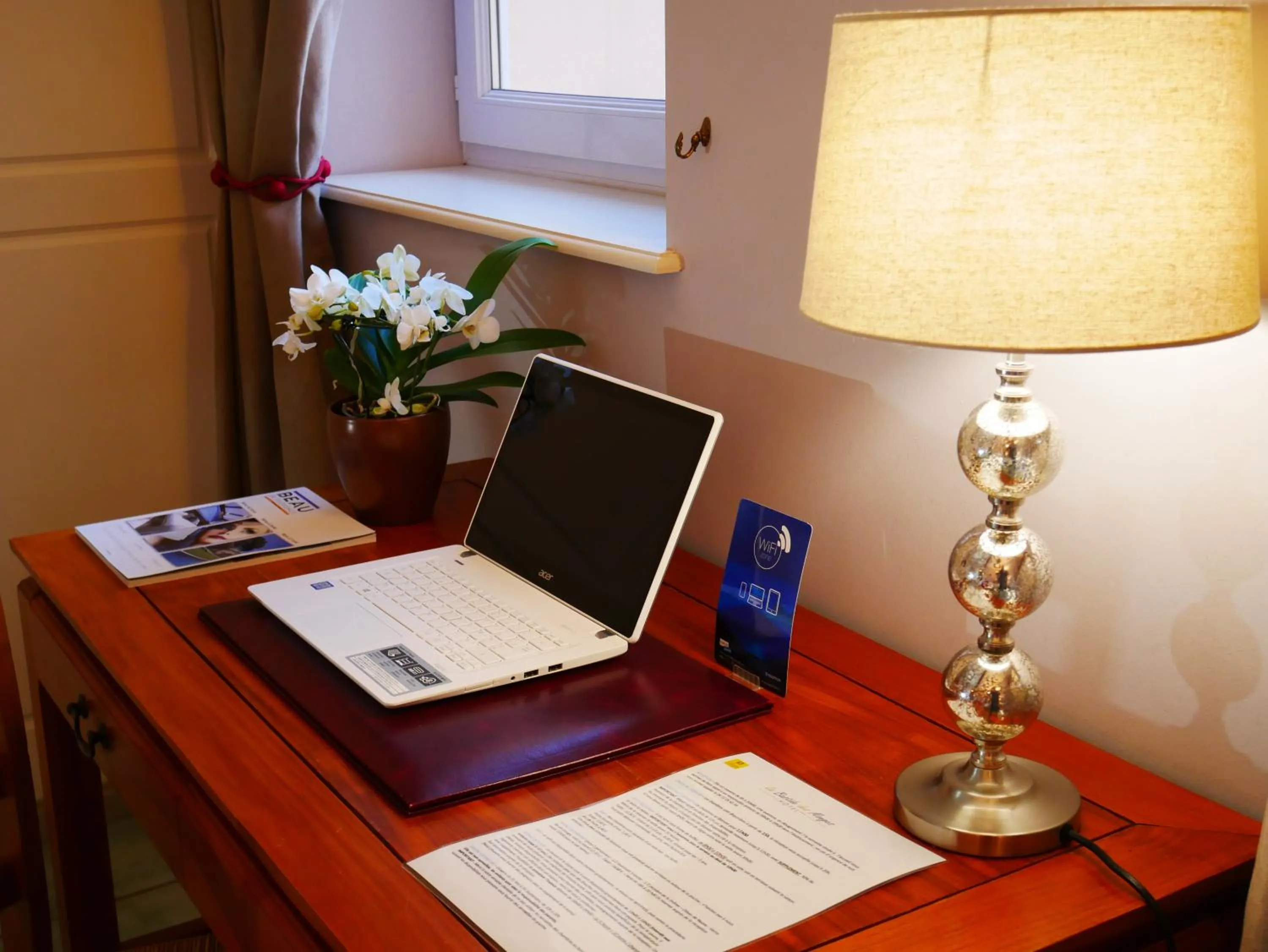TV and multimedia in Logis Hôtel La Bastide des Monges