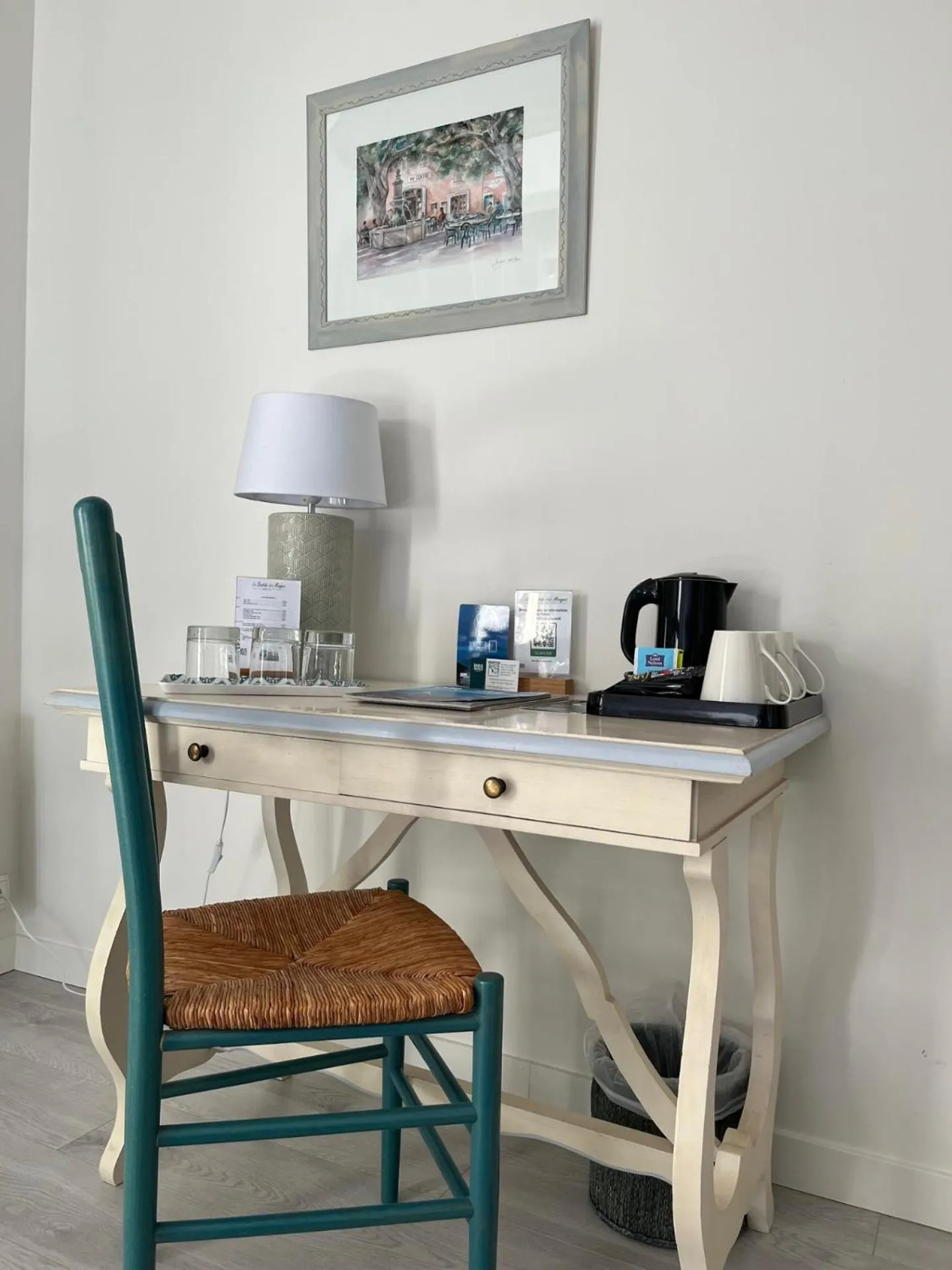 Decorative detail in Logis Hôtel La Bastide des Monges