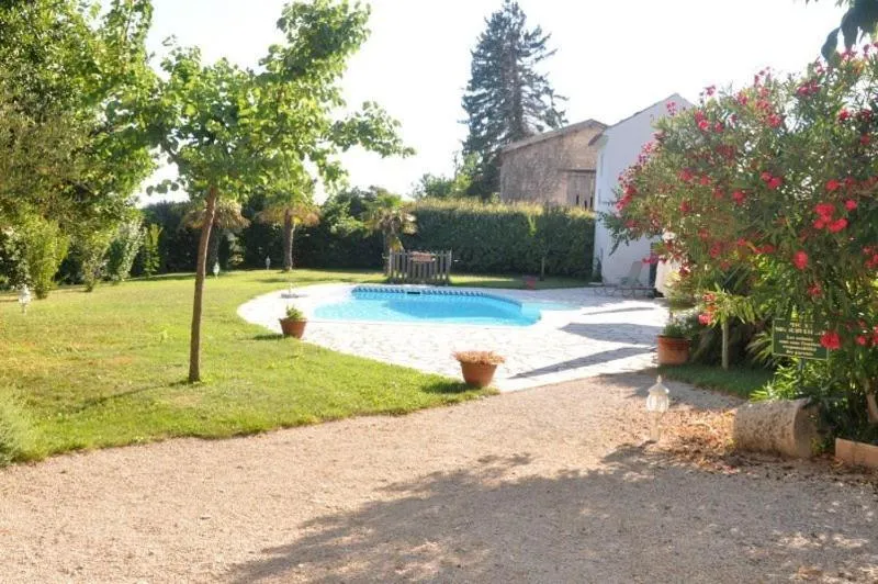 Garden in Logis Hôtel La Bastide des Monges