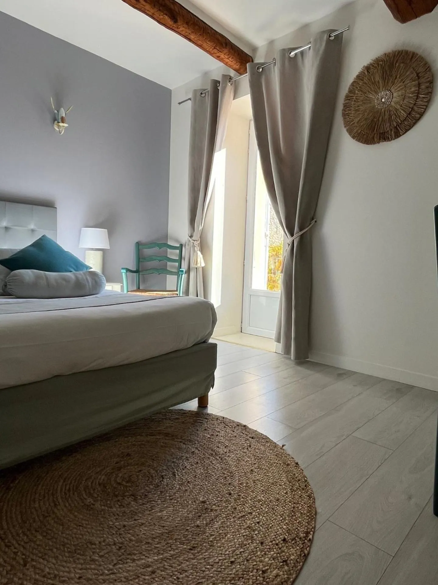 Photo of the whole room, Bed in Logis Hôtel La Bastide des Monges