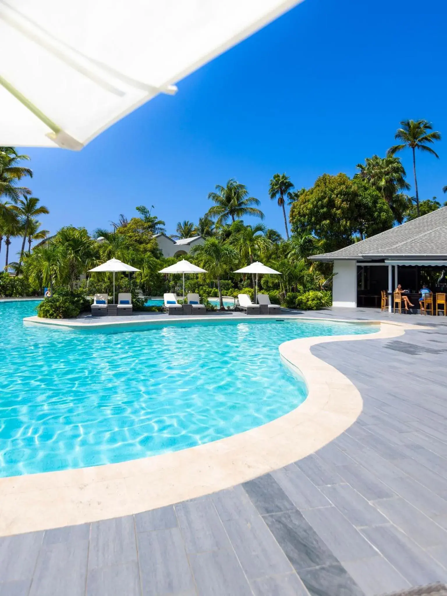 Swimming pool in Carlisle Bay Swimming pool in Carlisle Bay