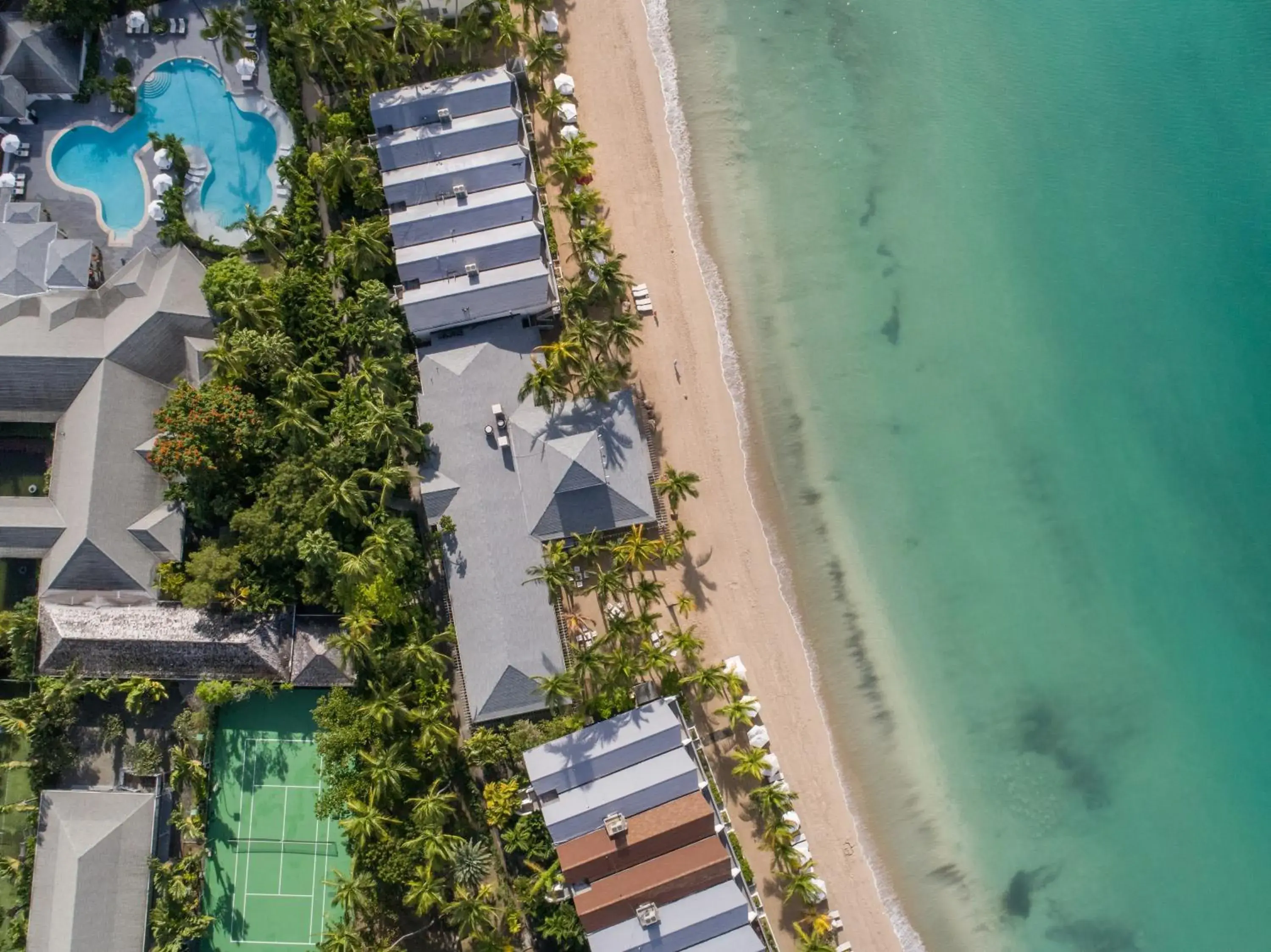 Bird's eye view in Carlisle Bay Bird's eye view in Carlisle Bay
