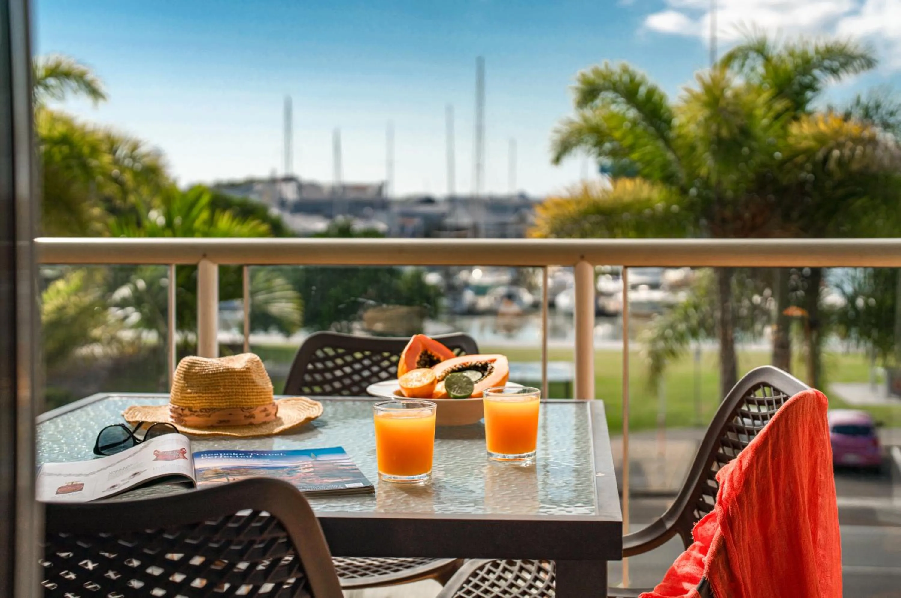 Patio in Sailport Mooloolaba Apartments