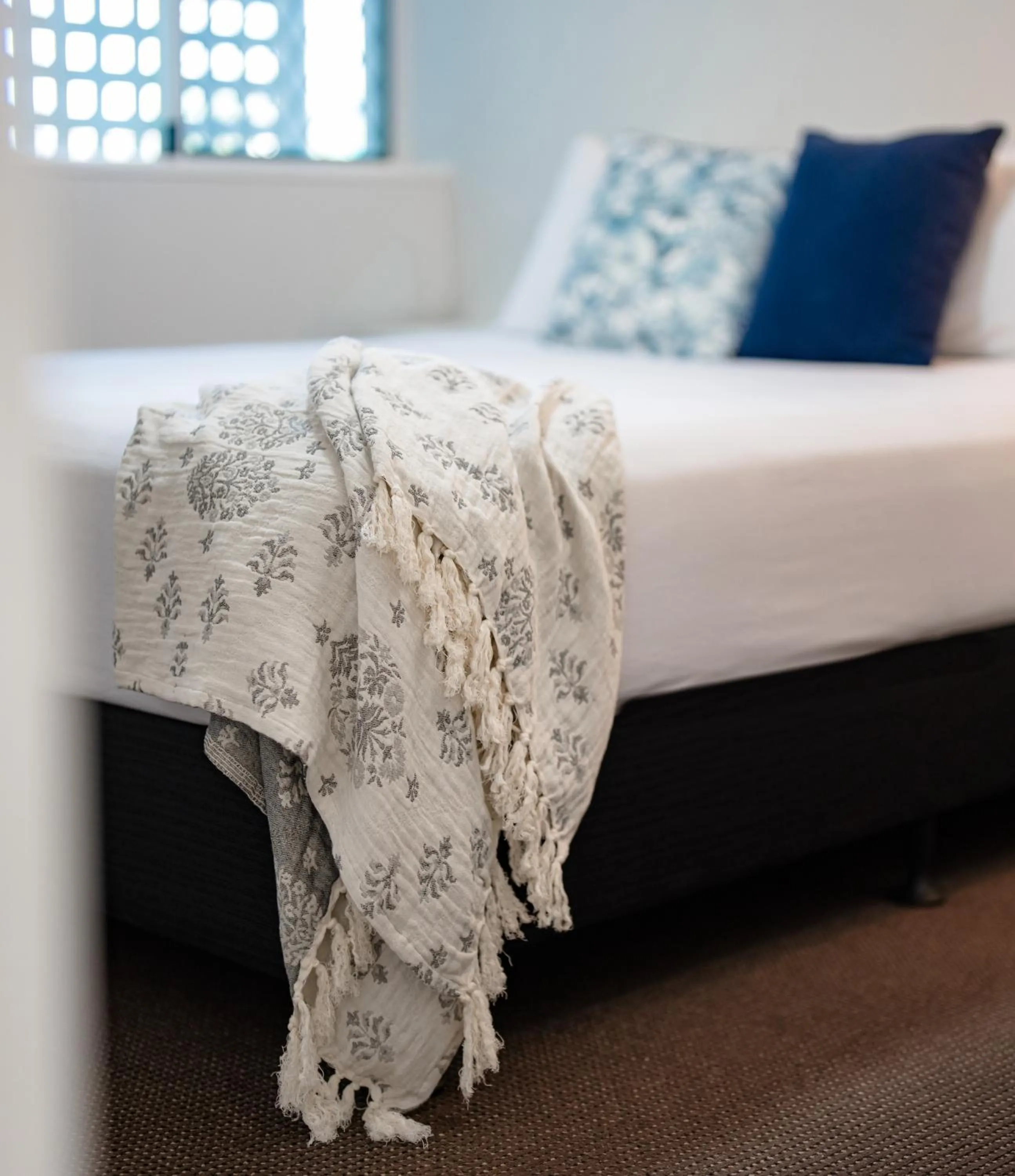 Bed in Sailport Mooloolaba Apartments