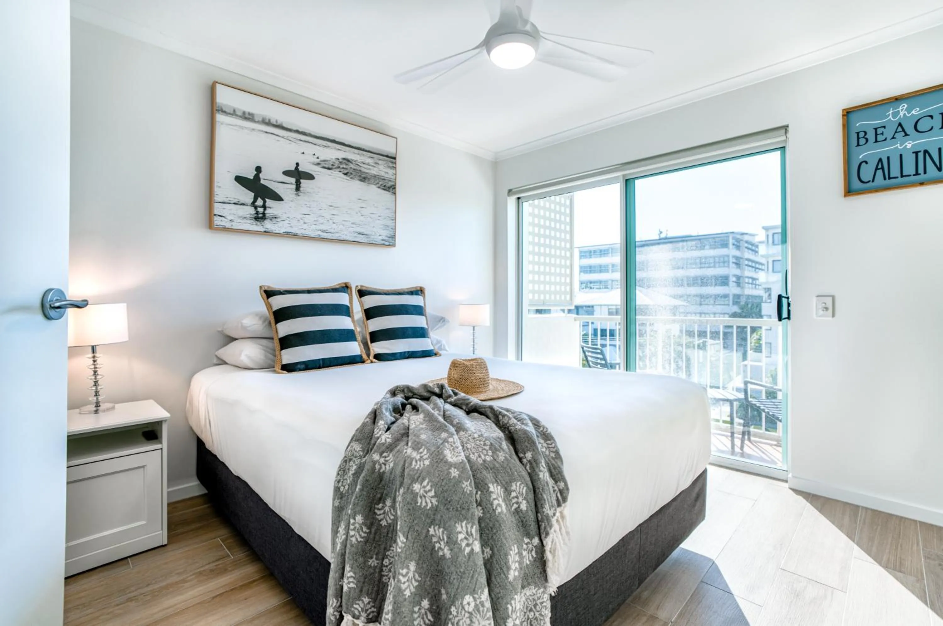 Bedroom, Bed in Sailport Mooloolaba Apartments