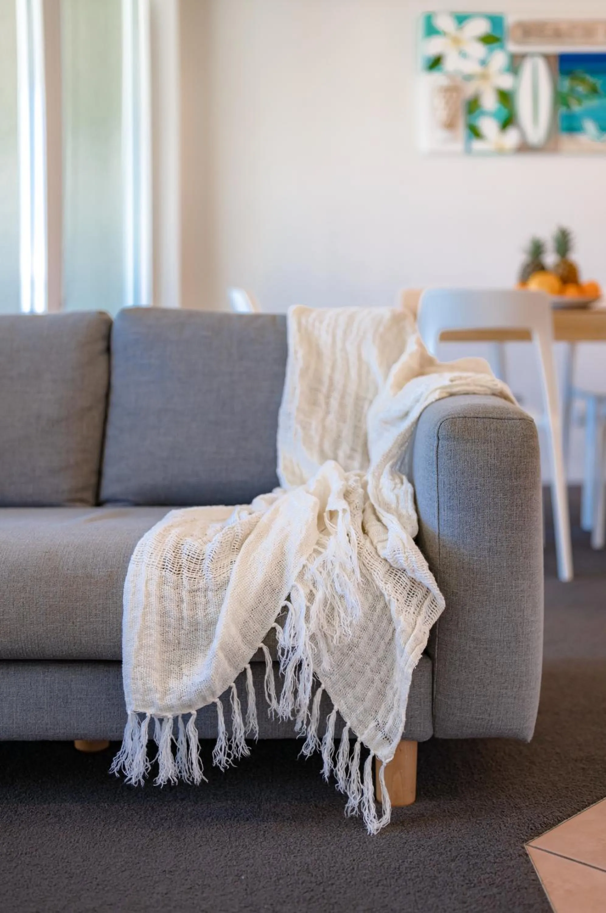 Seating area in Sailport Mooloolaba Apartments