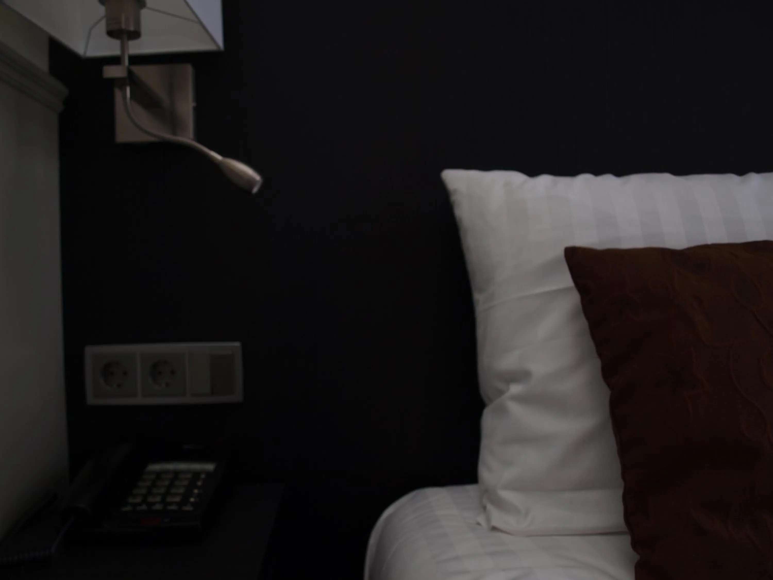 Bed in Hotel Clemens