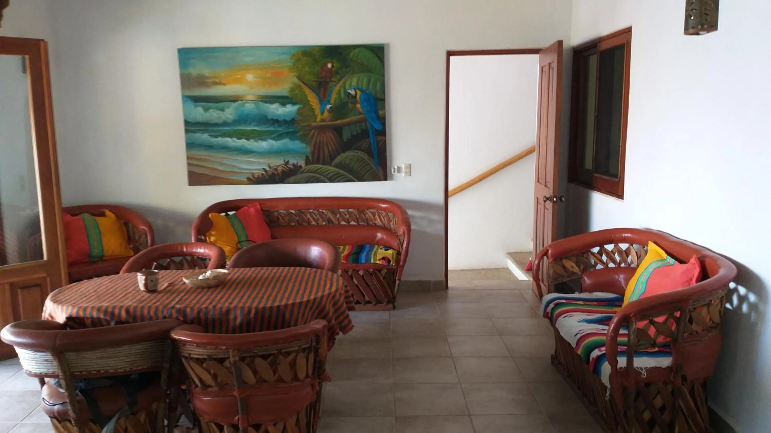 Dining area in Bungalows Lydia San Pancho