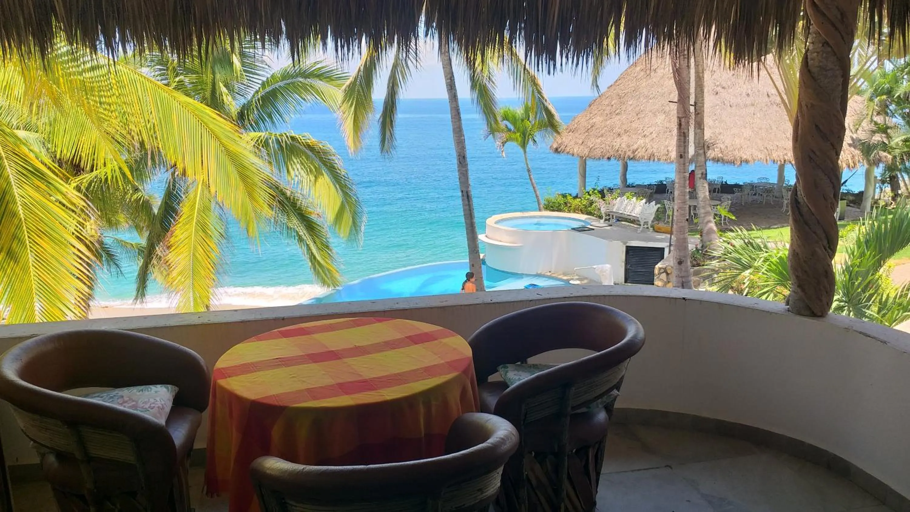 Balcony/Terrace in Bungalows Lydia San Pancho