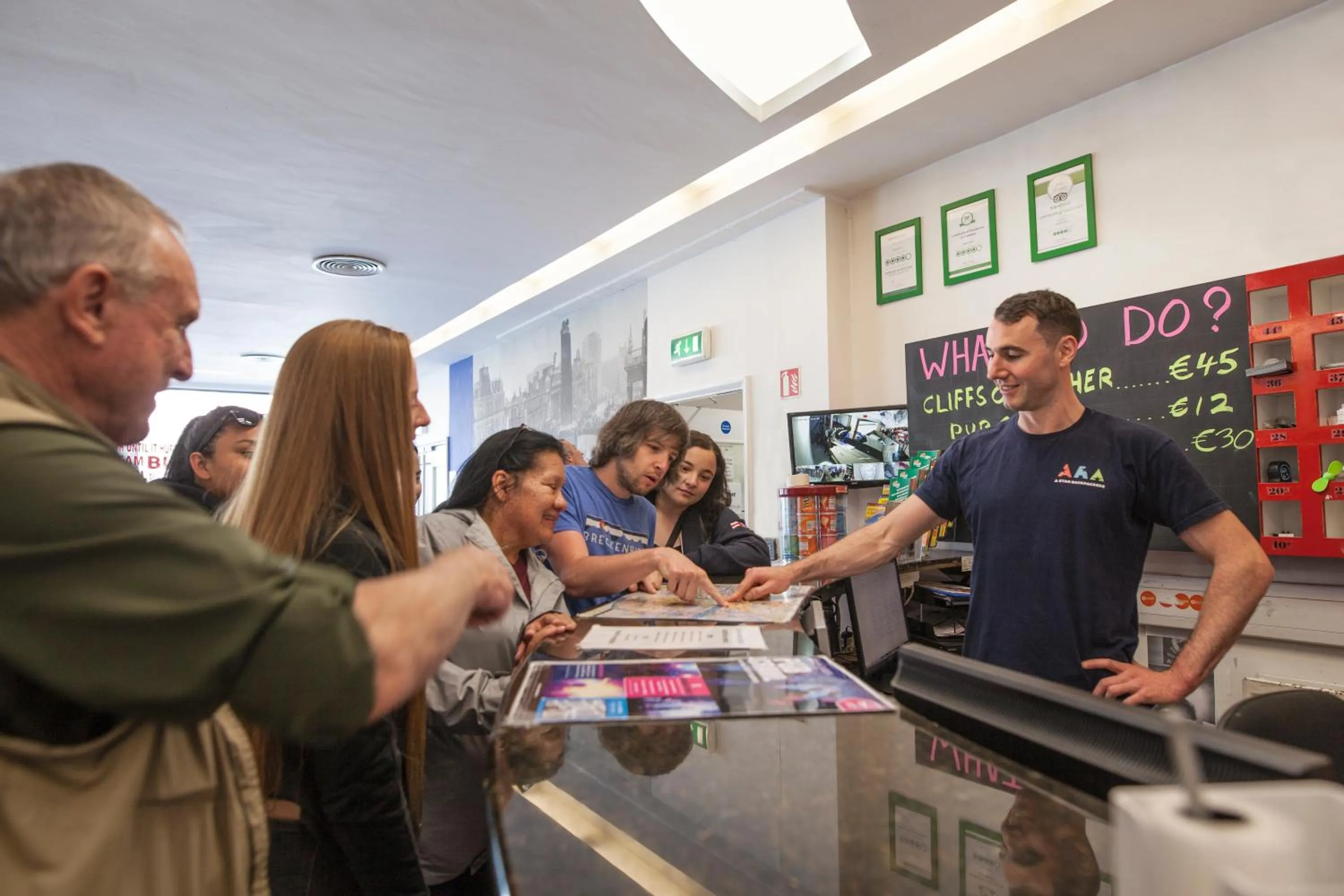 Lobby or reception in Abigail's Hostel