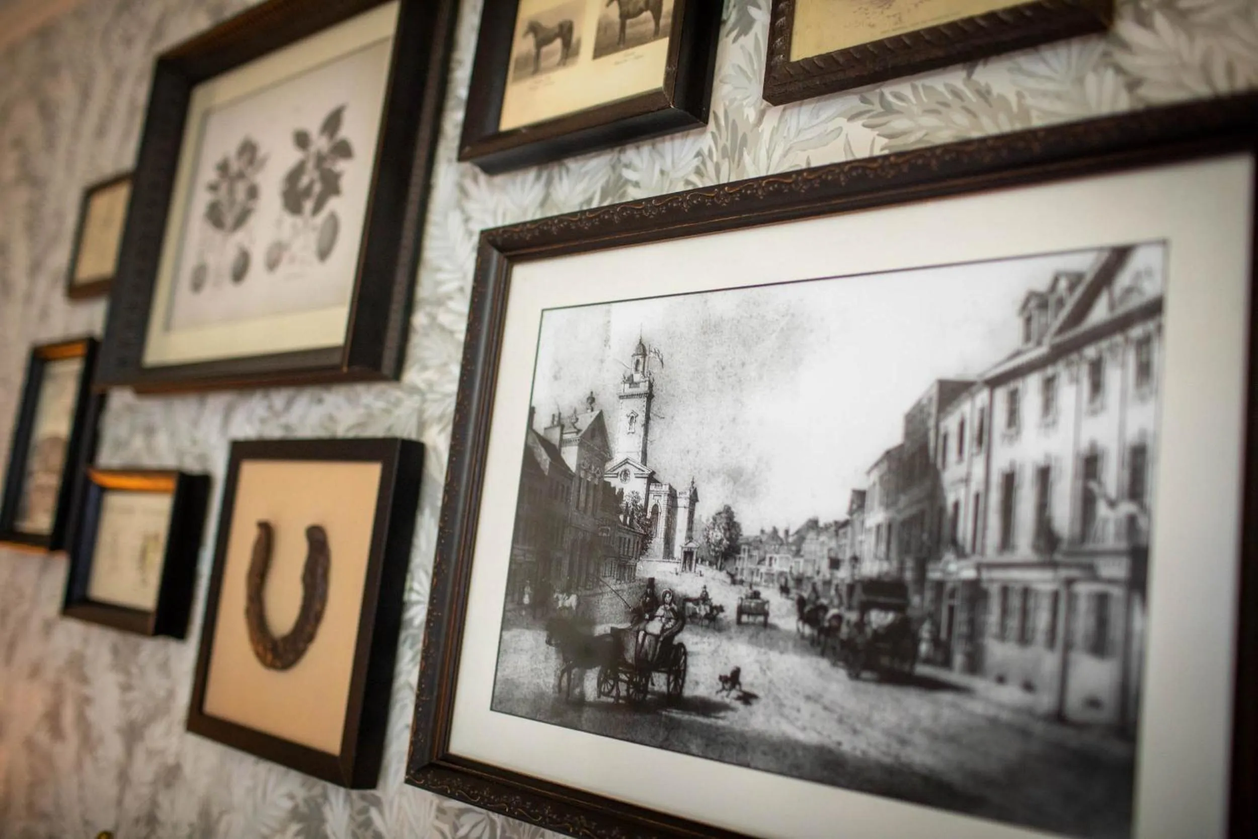 Decorative detail in The Crown Hotel