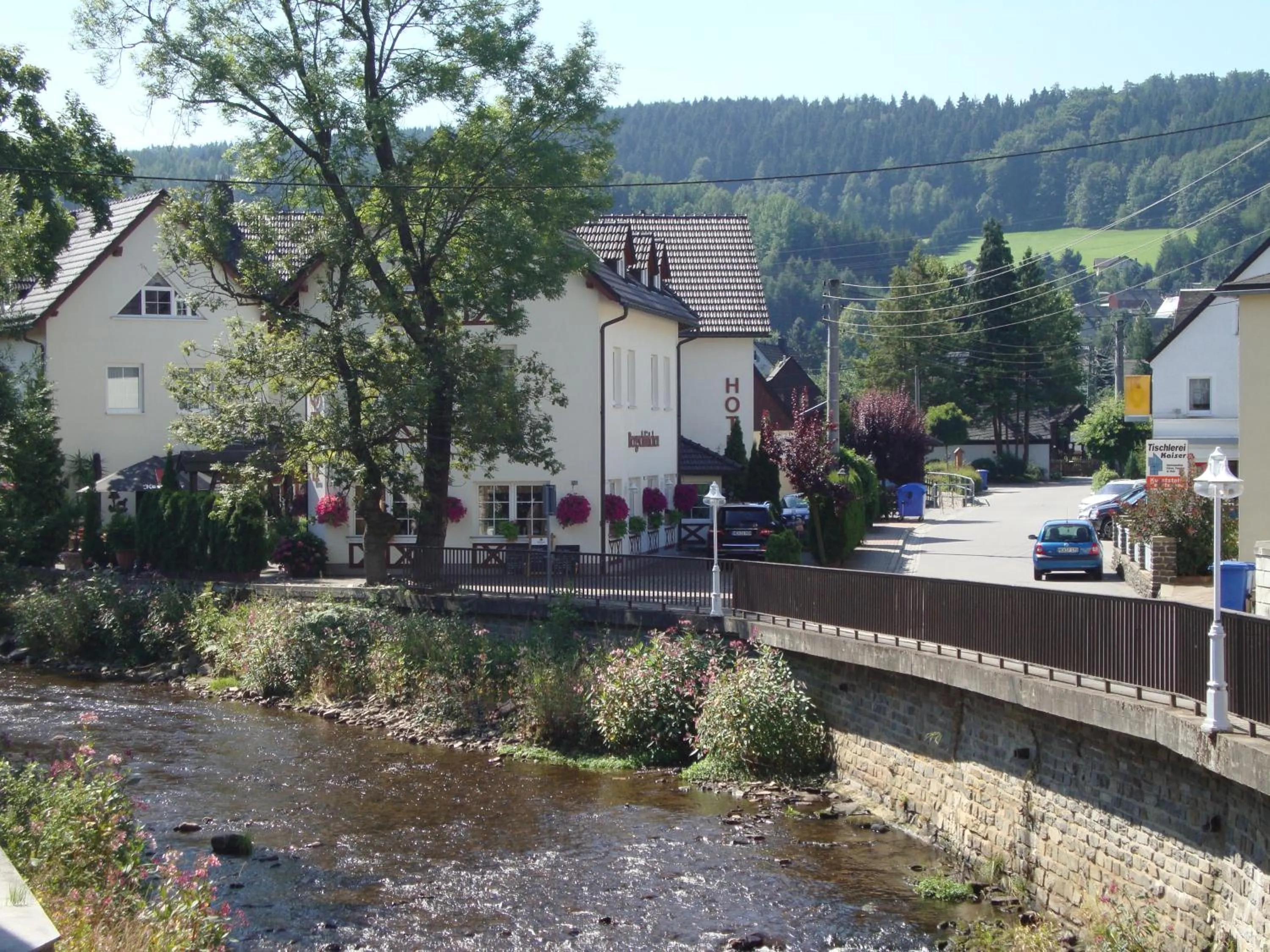 River view in Hotel Bergschlößchen
