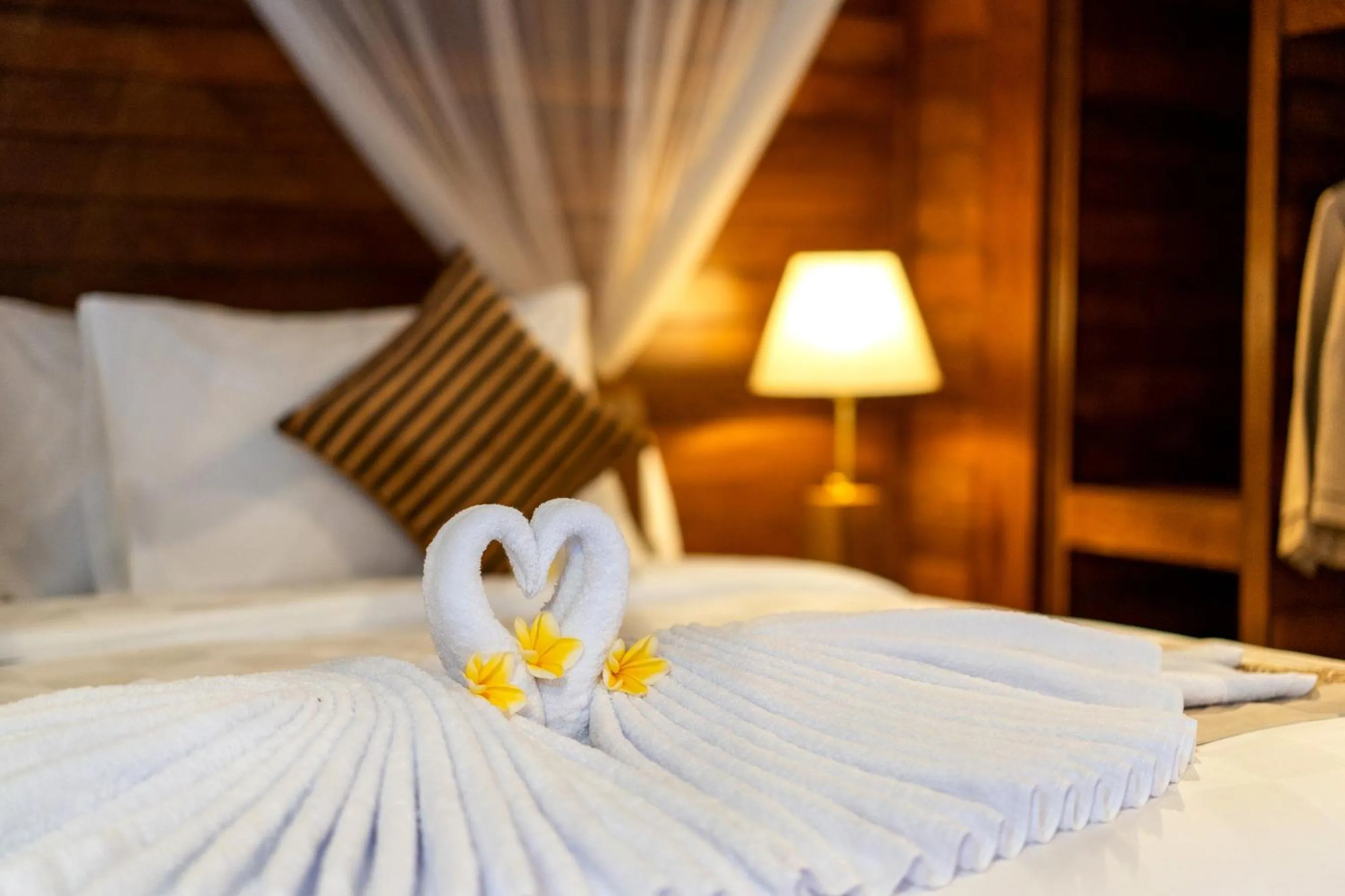 Bed in Royal Cottage Nusa Lembongan