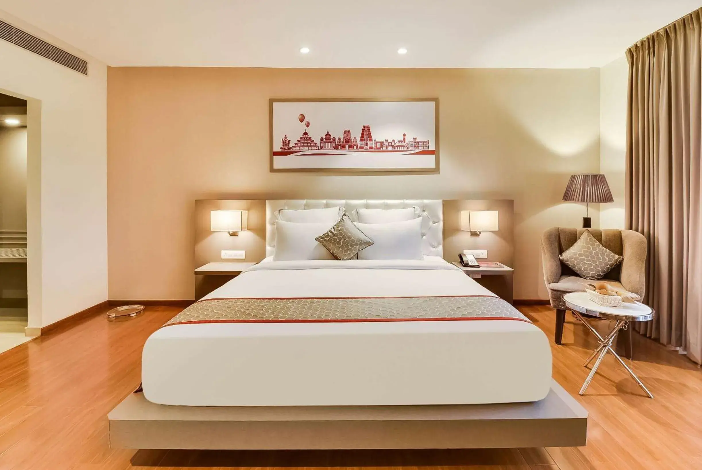 Photo of the whole room, Bed in Ramada by Wyndham Bengaluru Yelahanka Photo of the whole room, Bed in Ramada by Wyndham Bengaluru Yelahanka