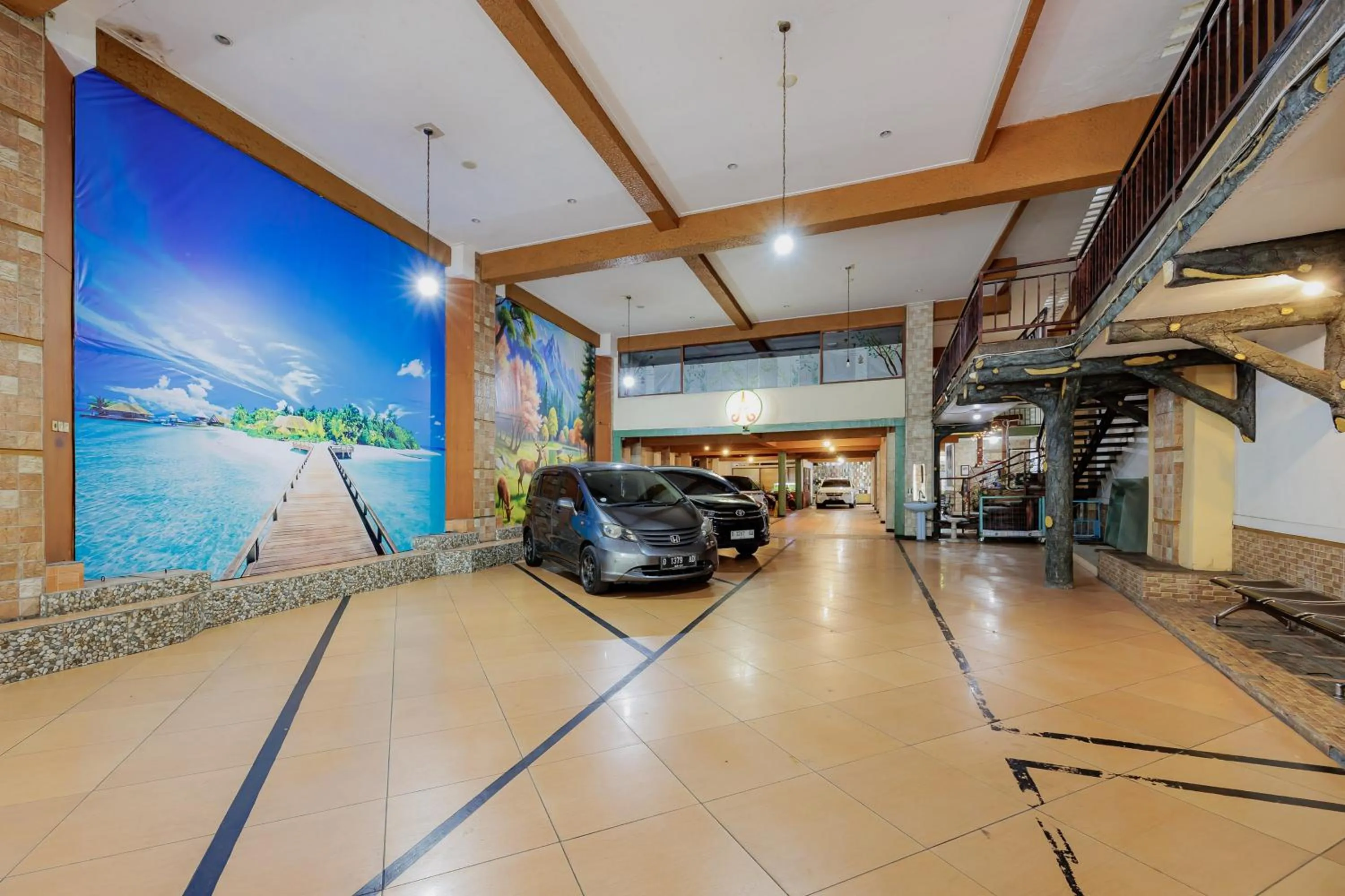 Parking in RedDoorz Plus at Amalio Hotel Surapati