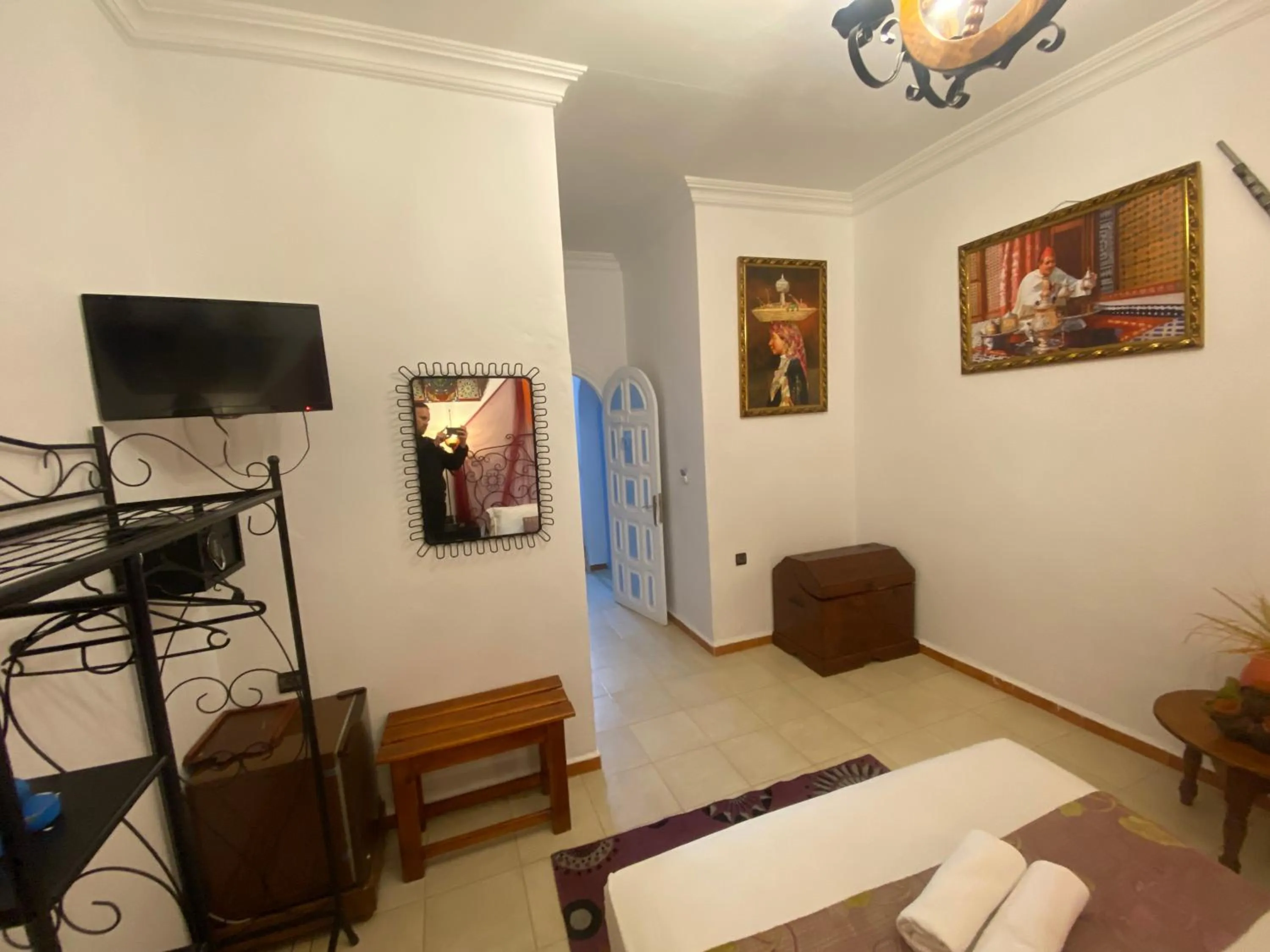 Bed in Hotel Casa Khaldi