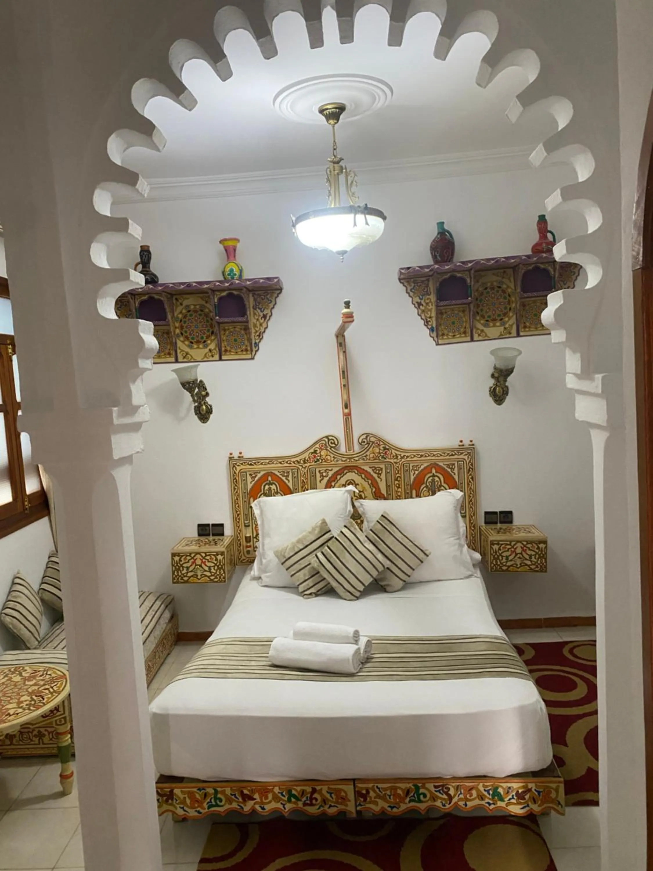 Bed in Hotel Casa Khaldi