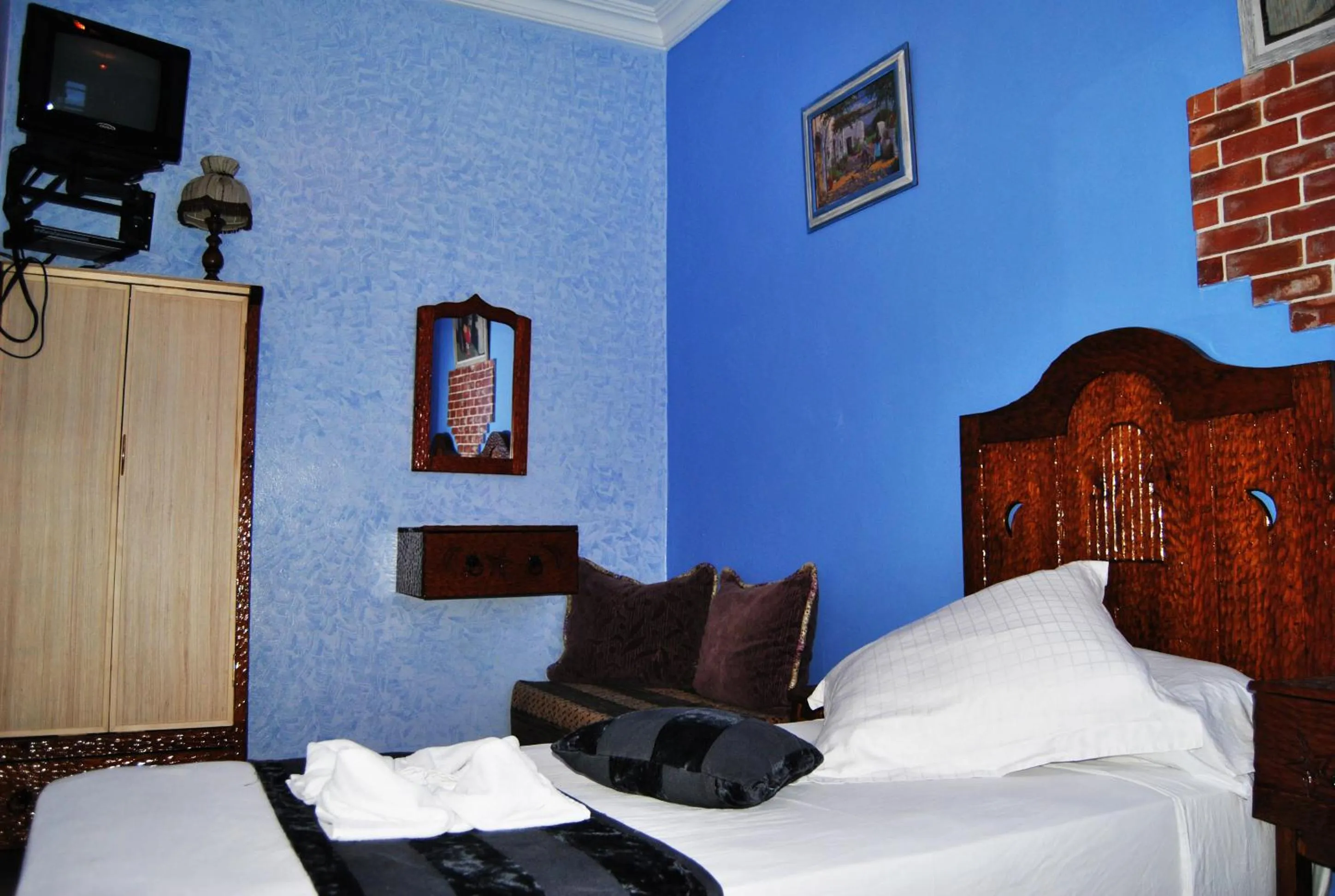 Bed in Hotel Casa Khaldi