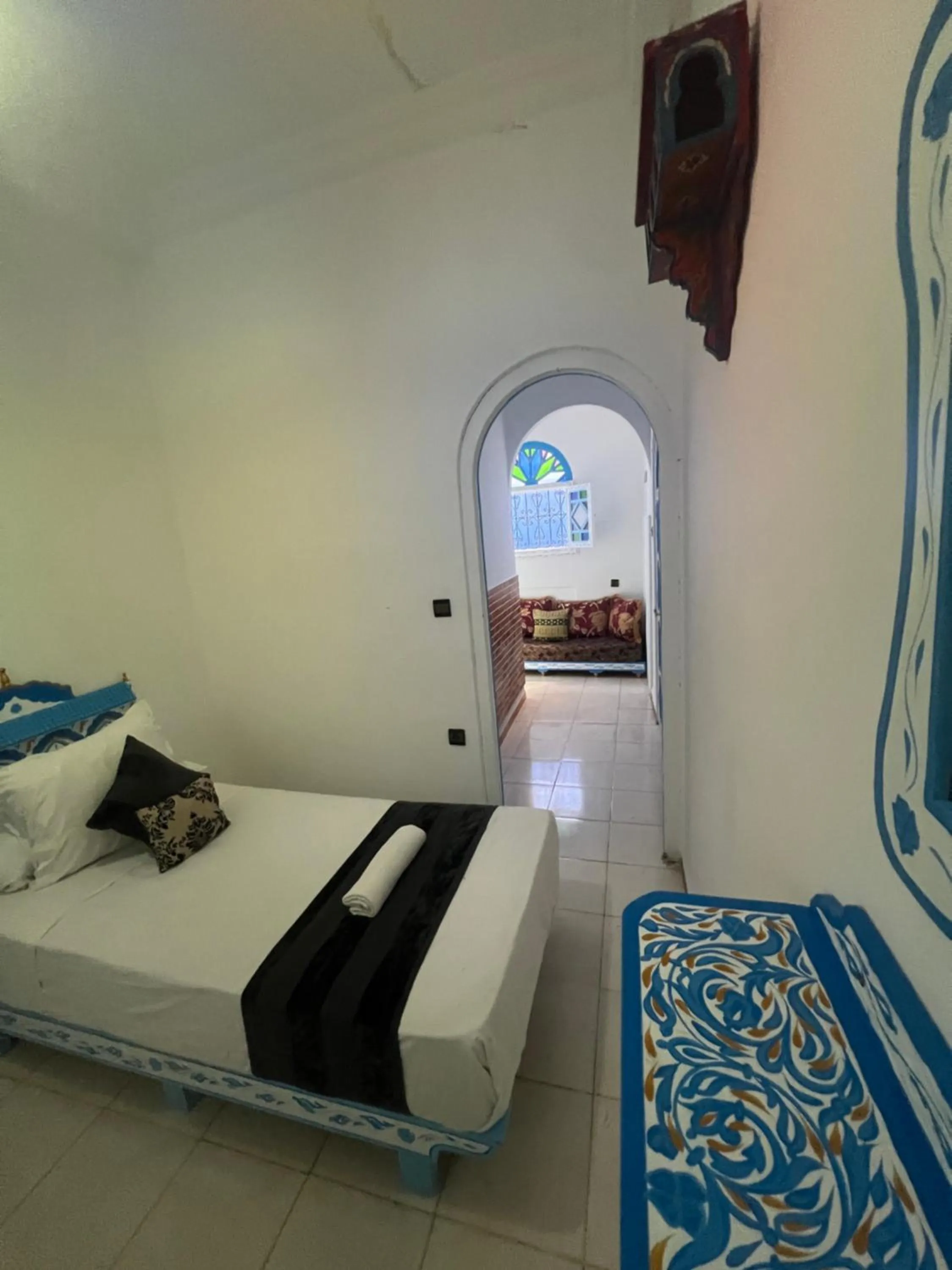 Bed in Hotel Casa Khaldi