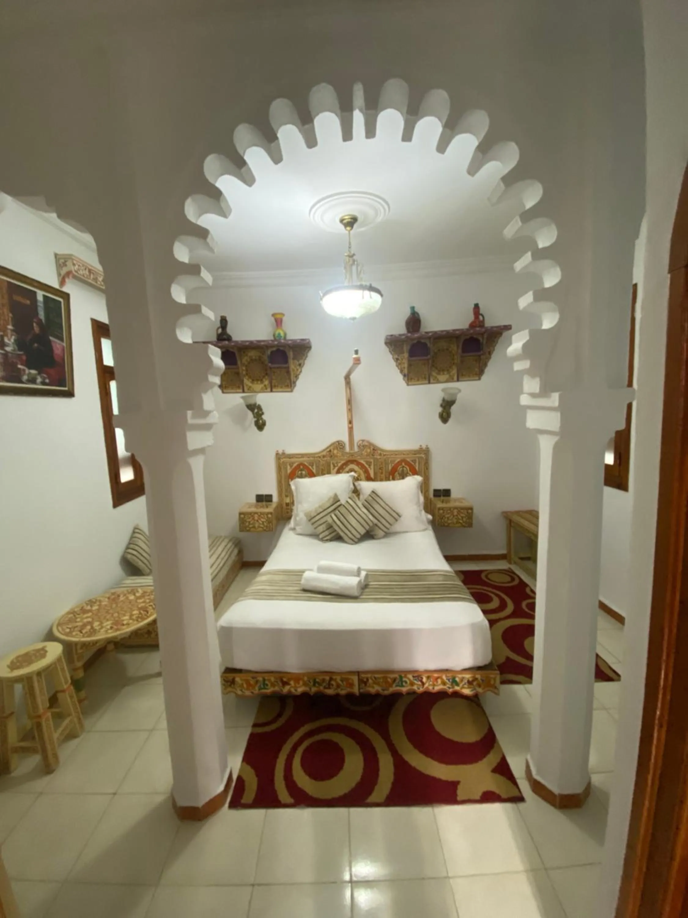 Bed in Hotel Casa Khaldi
