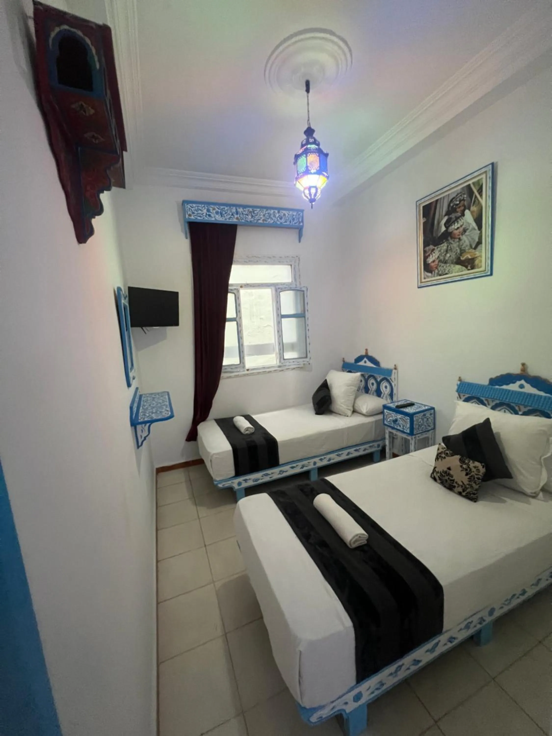 Bed in Hotel Casa Khaldi