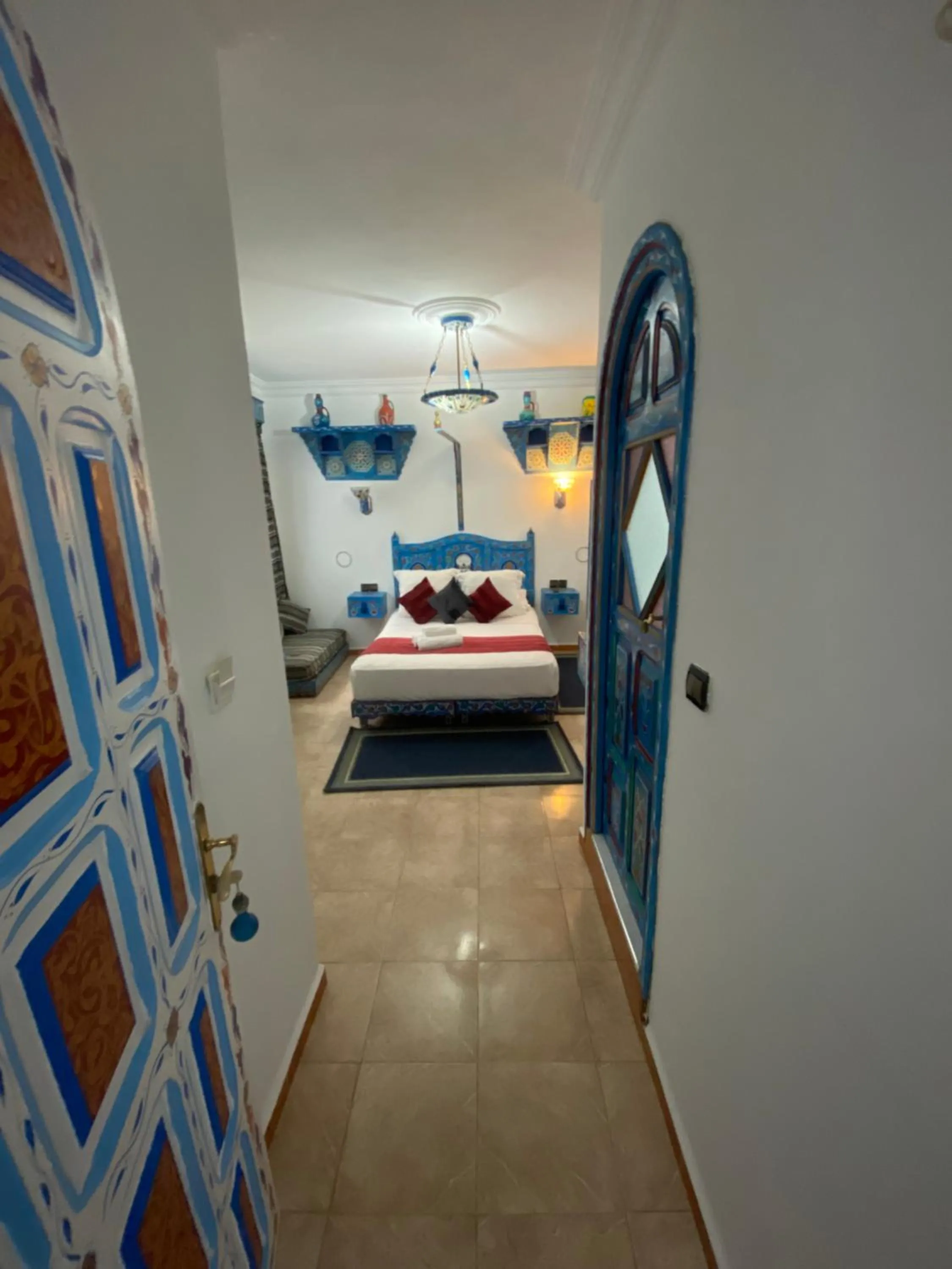 Bed in Hotel Casa Khaldi