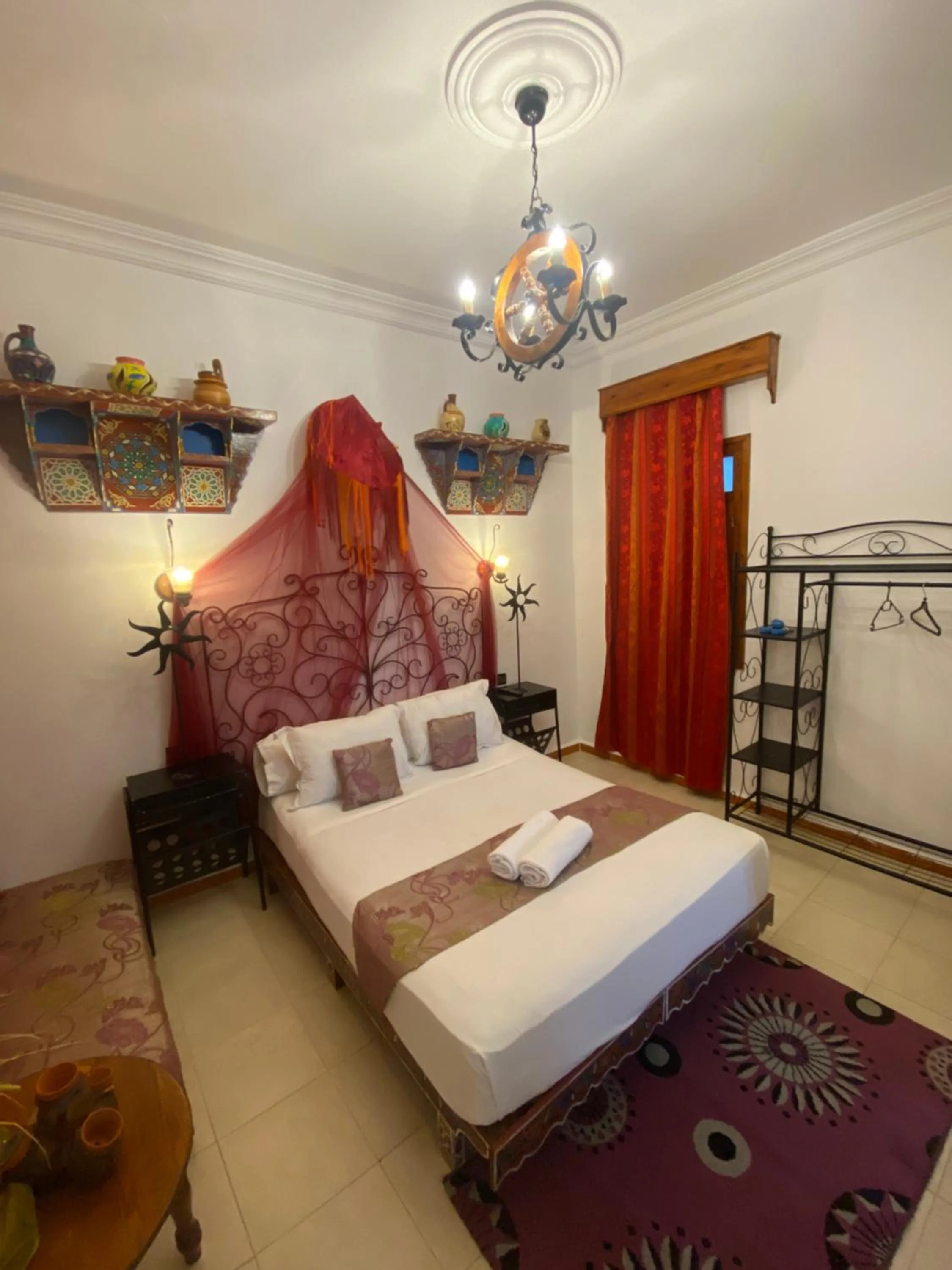 Bed in Hotel Casa Khaldi