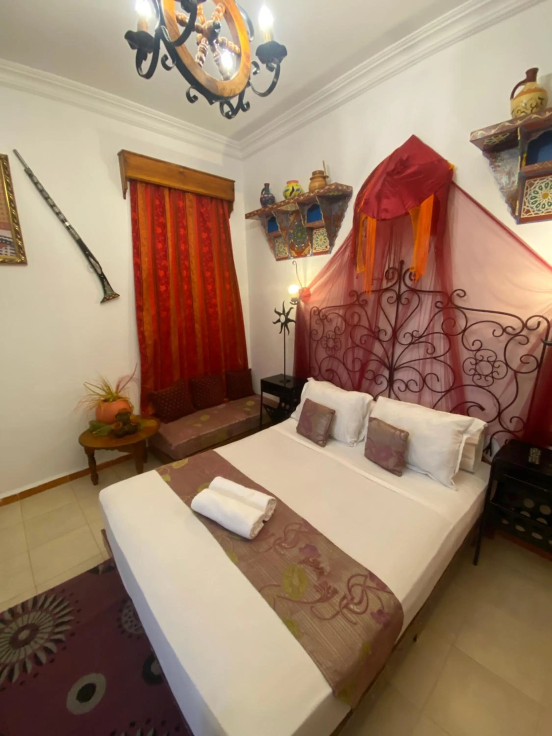 Bed in Hotel Casa Khaldi