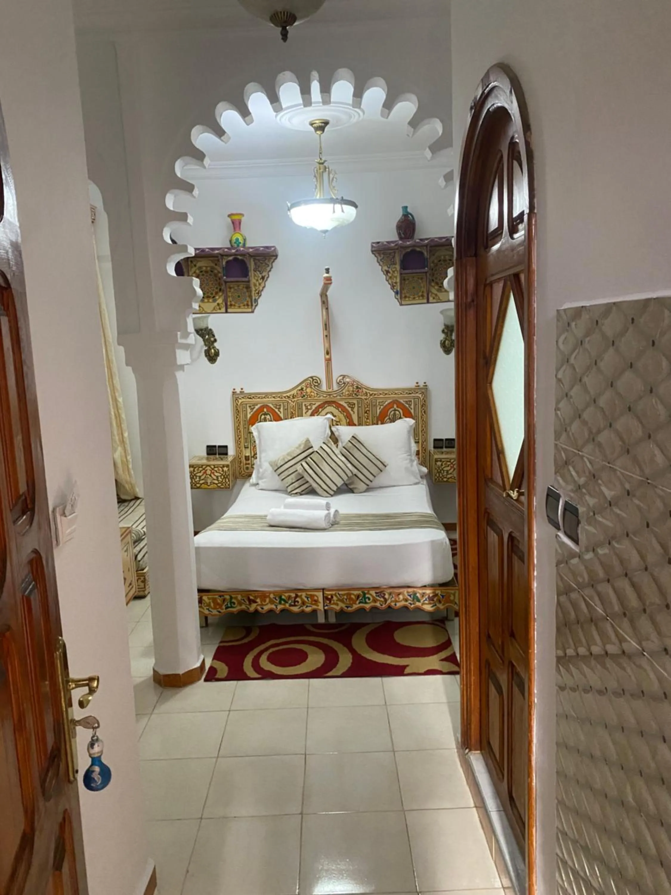 Bed in Hotel Casa Khaldi