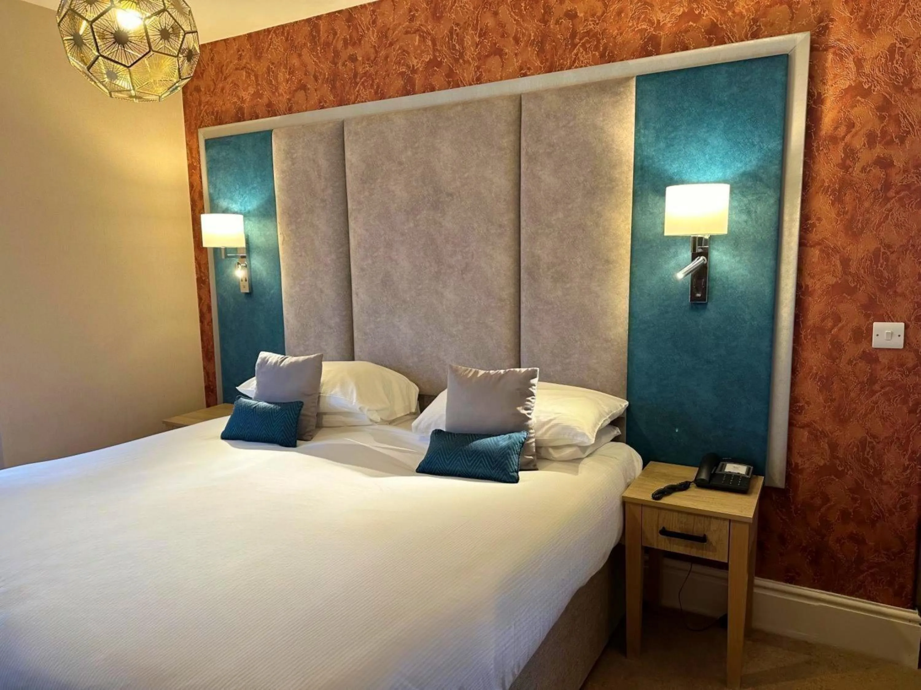 Bed in Caerwylan Hotel