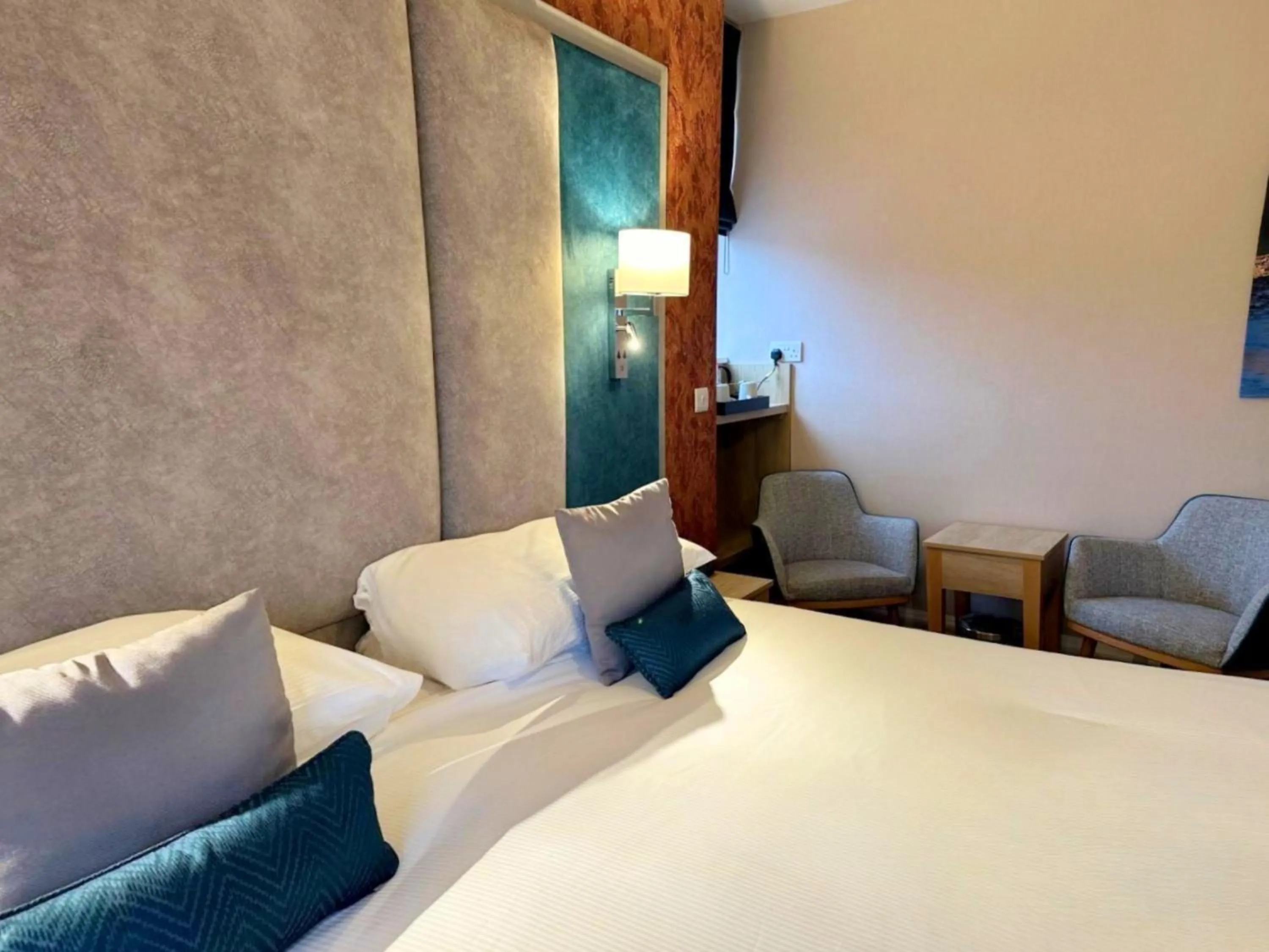 Bed in Caerwylan Hotel