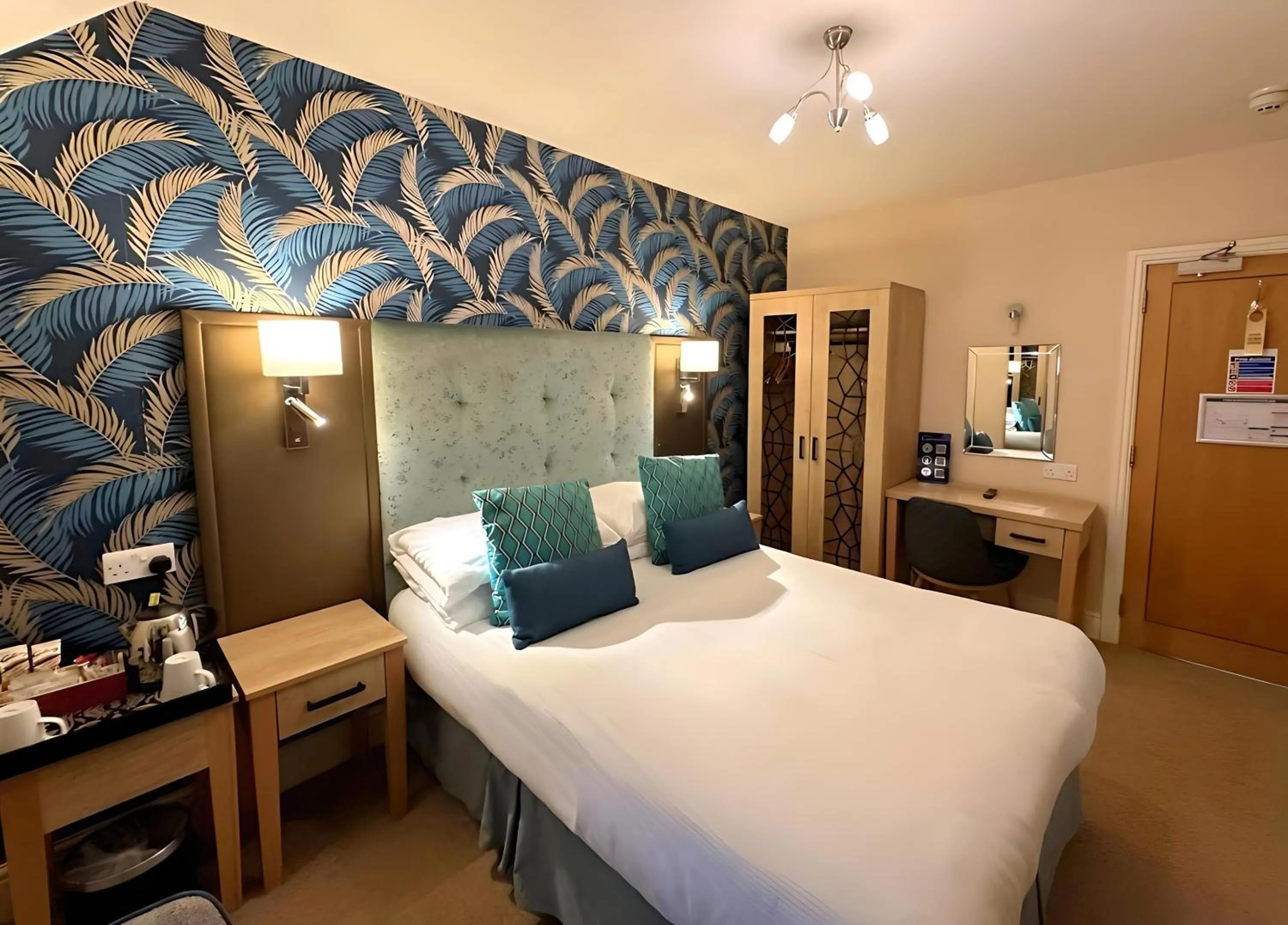 Bed in Caerwylan Hotel