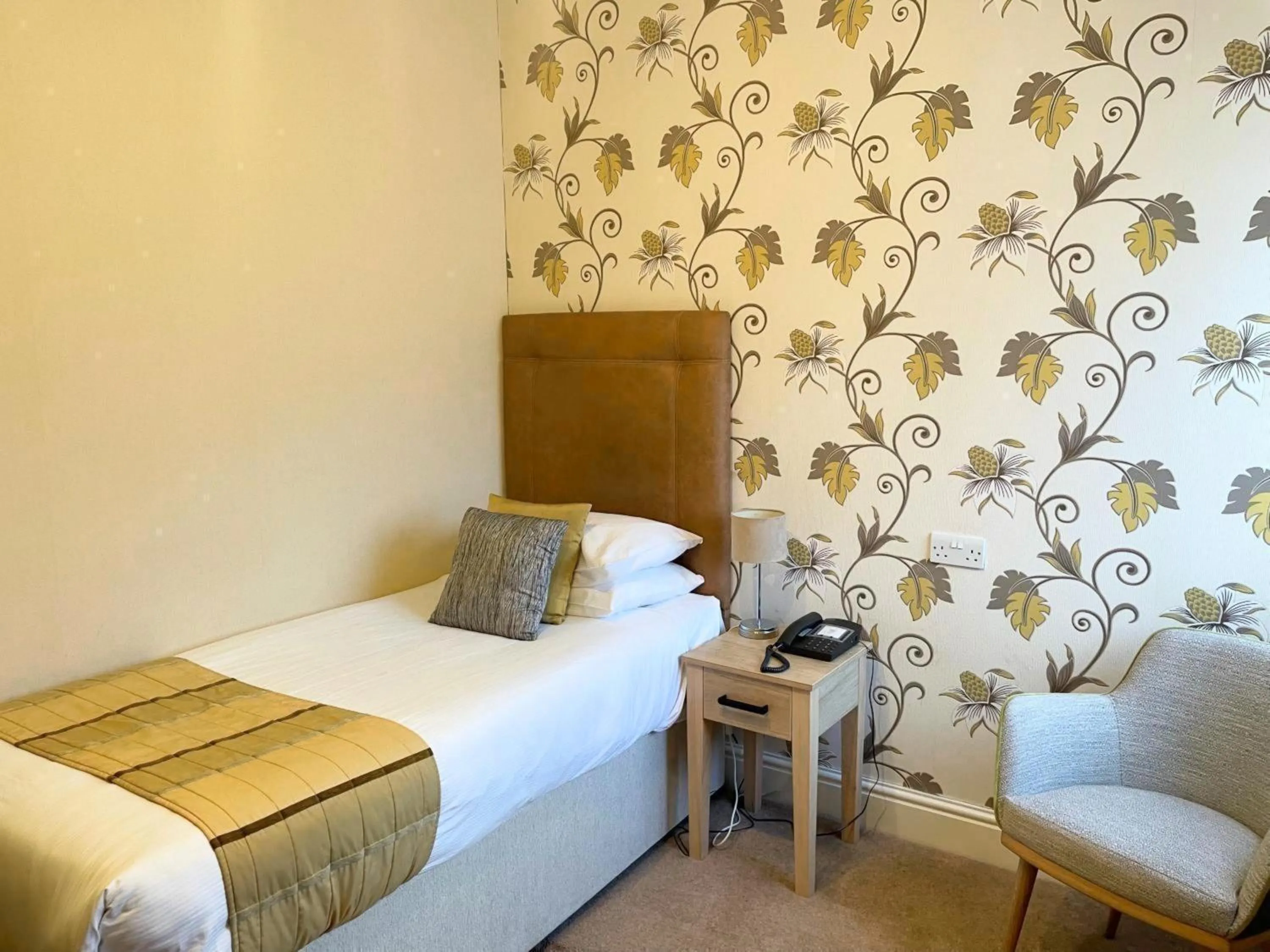 Bed in Caerwylan Hotel