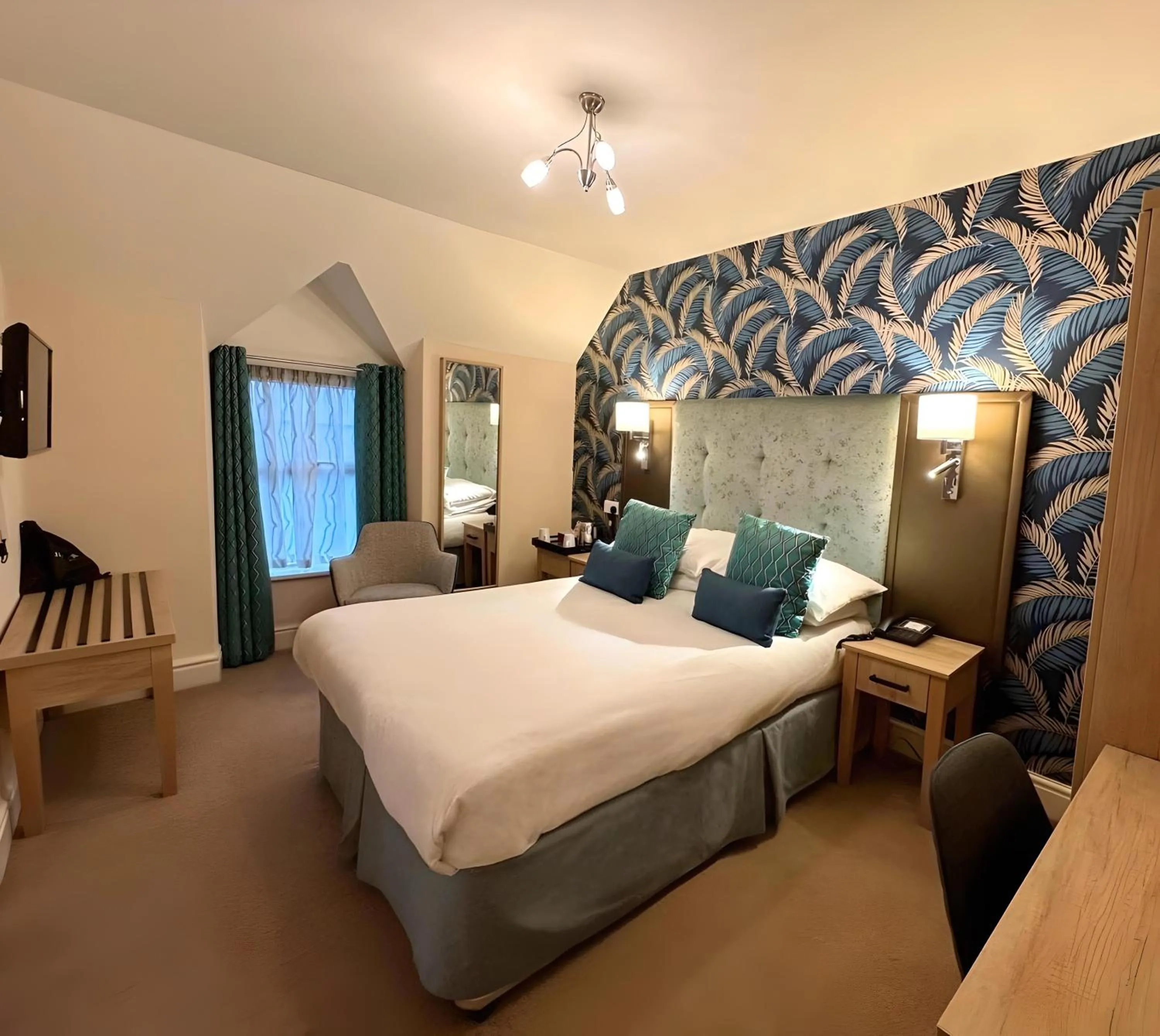 Bed in Caerwylan Hotel