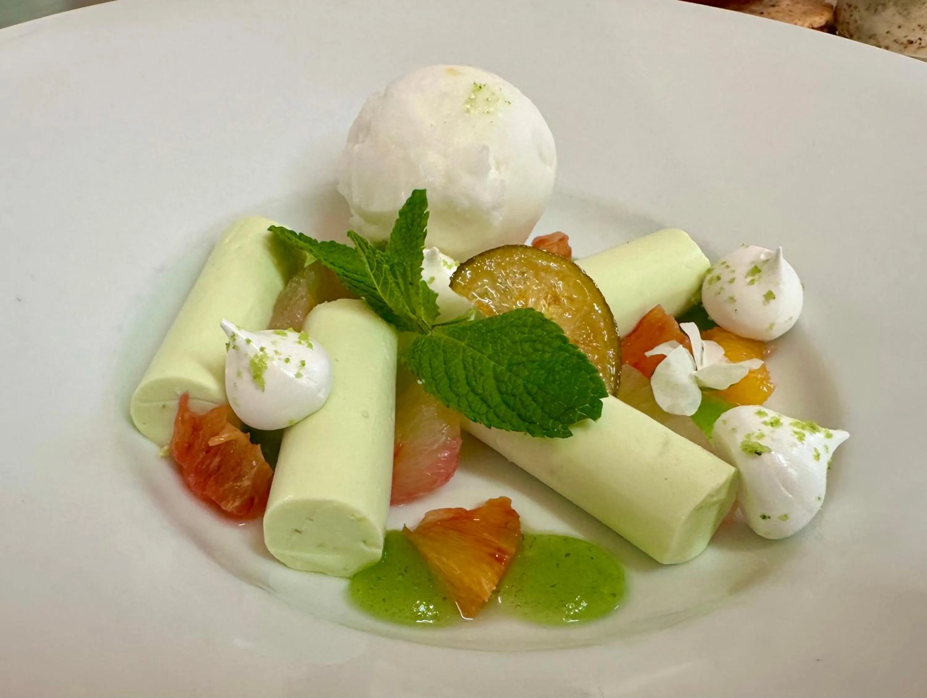 Food close-up in Caerwylan Hotel